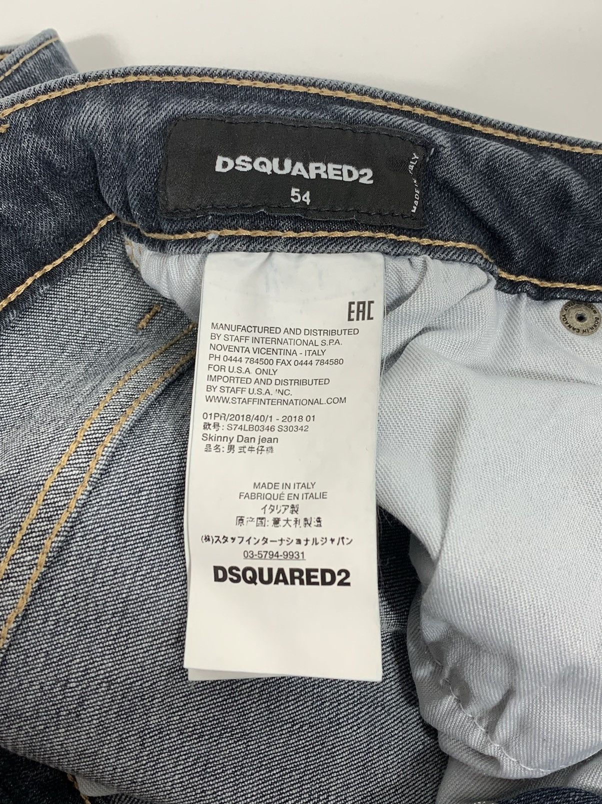 Dsquared2 Dsquared2 Denim Pants jeans distressed Italy size 54 Size US 36 / EU 52 - 19 Thumbnail