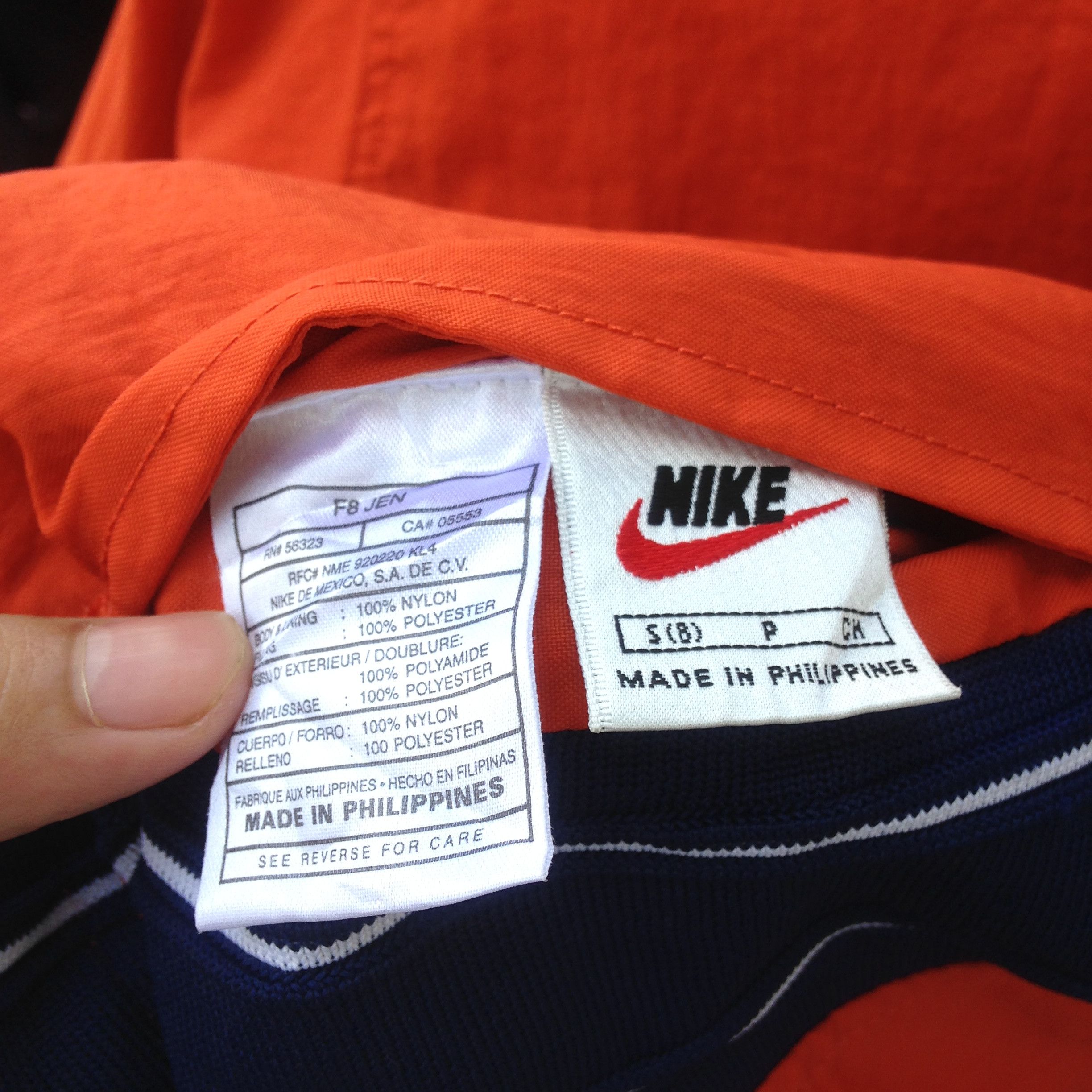 Nike × Vintage Vintage Nike Big Swoosh Reversible Bomber Jacket Size US S / EU 44-46 / 1 - 6 Thumbnail