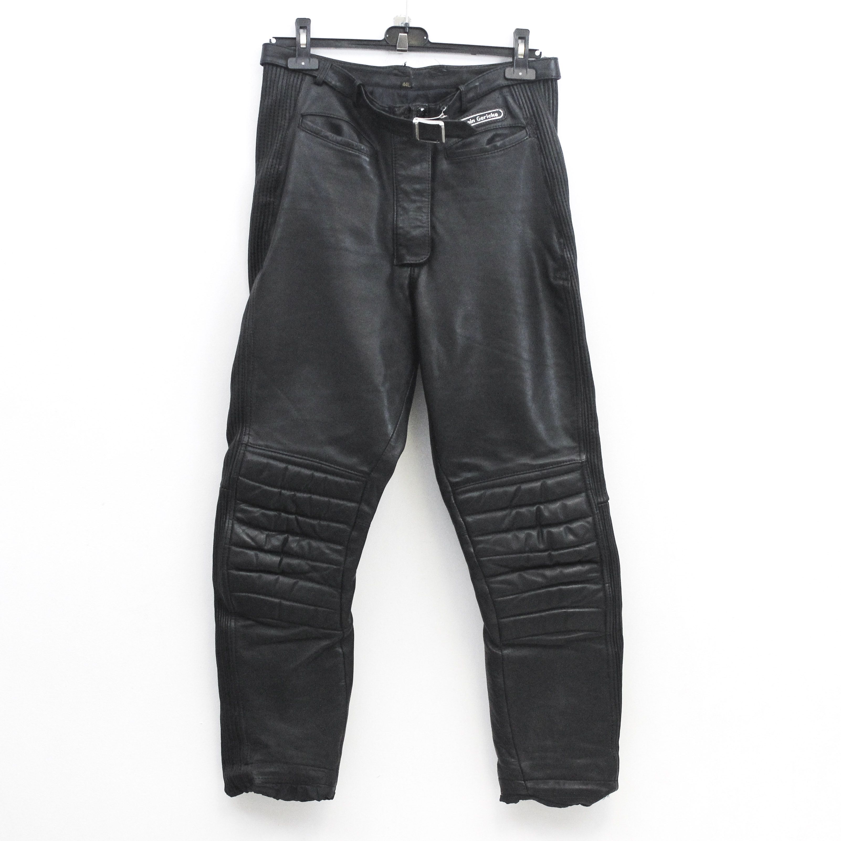 Hein Gericke × Leather Womens UK 16 Leather Motorcycle Pants EU 44L Biker Trousers Size 33" - 1 Thumbnail