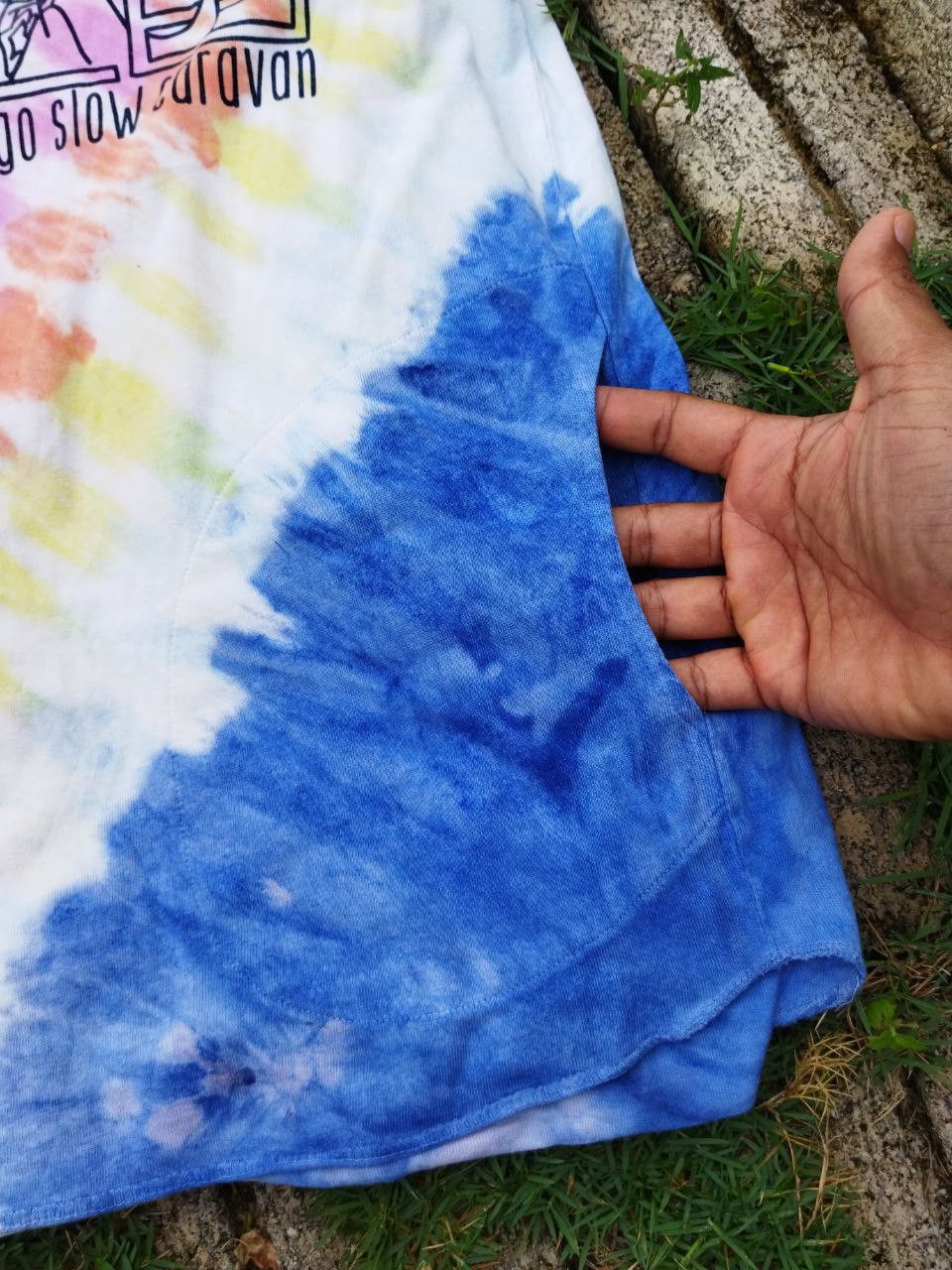 go slow caravan Go slow Caravan Tie Dye Tshirt Size US M / EU 48-50 / 2 - 4 Thumbnail
