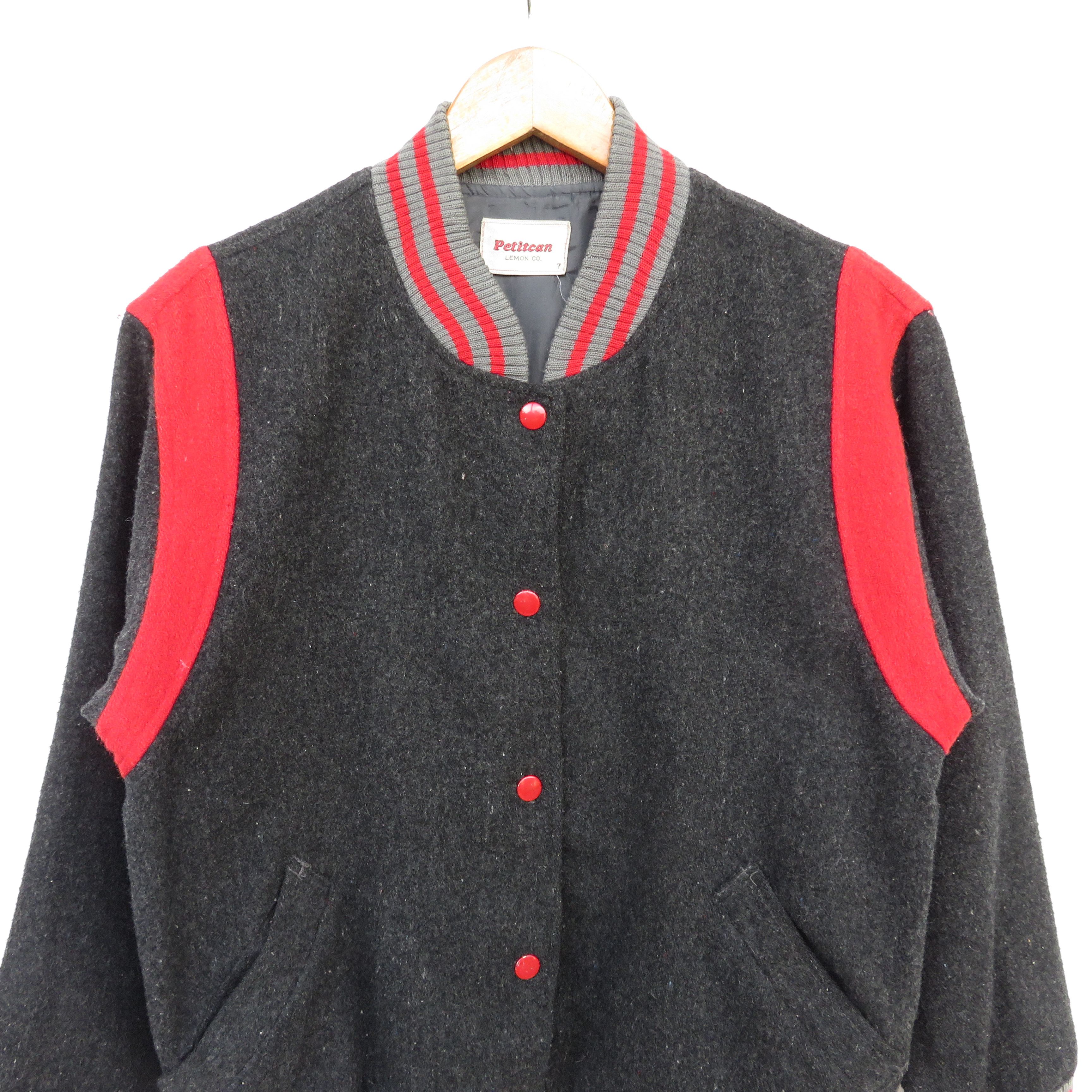 Worldwide Youth Vintage 90s Wool Varsity Jacket Size US M / EU 48-50 / 2 - 2 Thumbnail