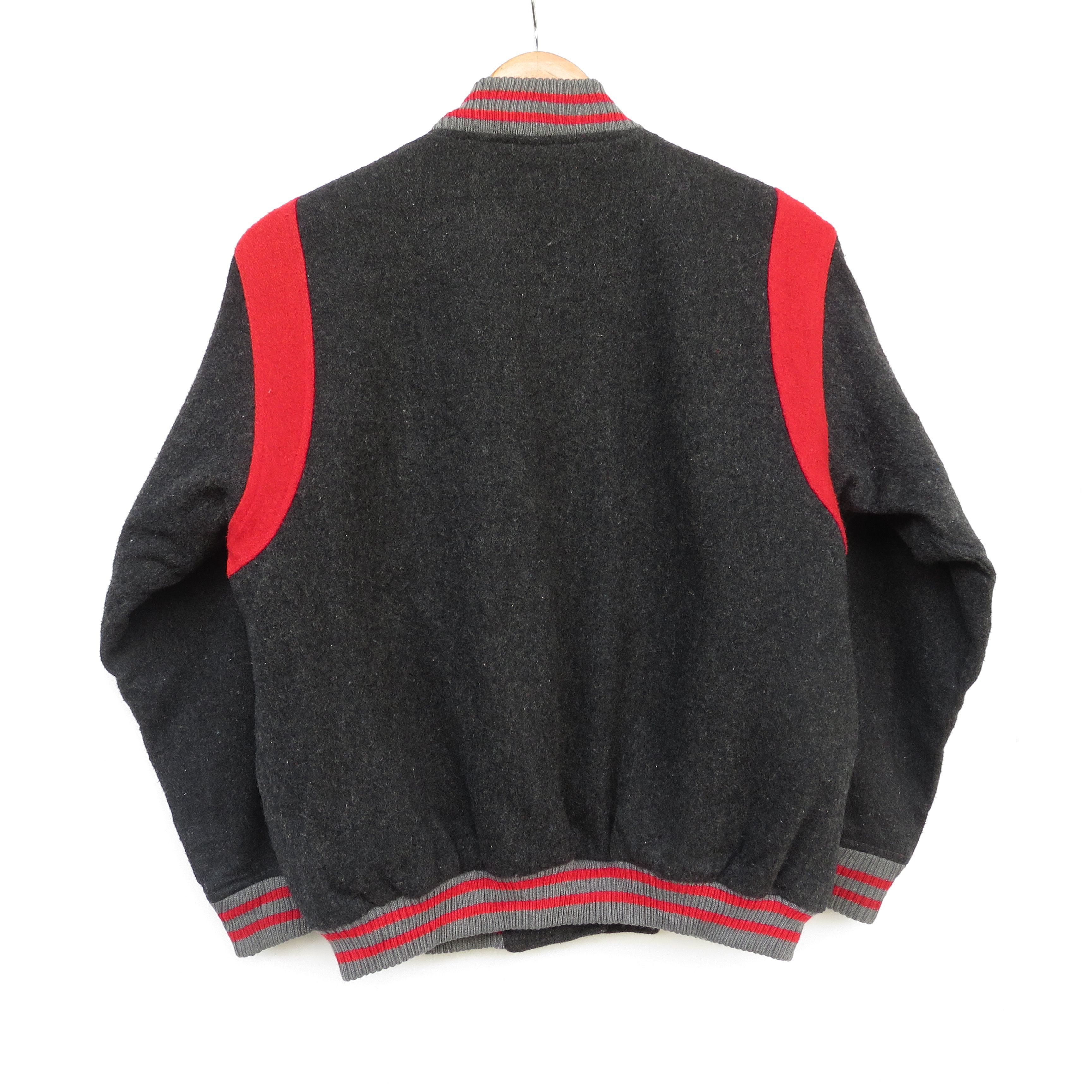 Worldwide Youth Vintage 90s Wool Varsity Jacket Size US M / EU 48-50 / 2 - 4 Thumbnail