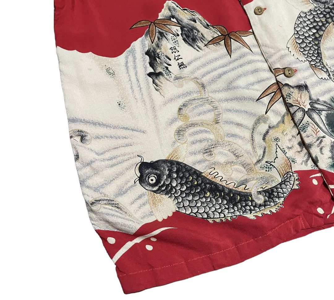 Denime 💥Denime Flying Sugoi Fish Japan Traditional Art Shirts Size US M / EU 48-50 / 2 - 4 Thumbnail