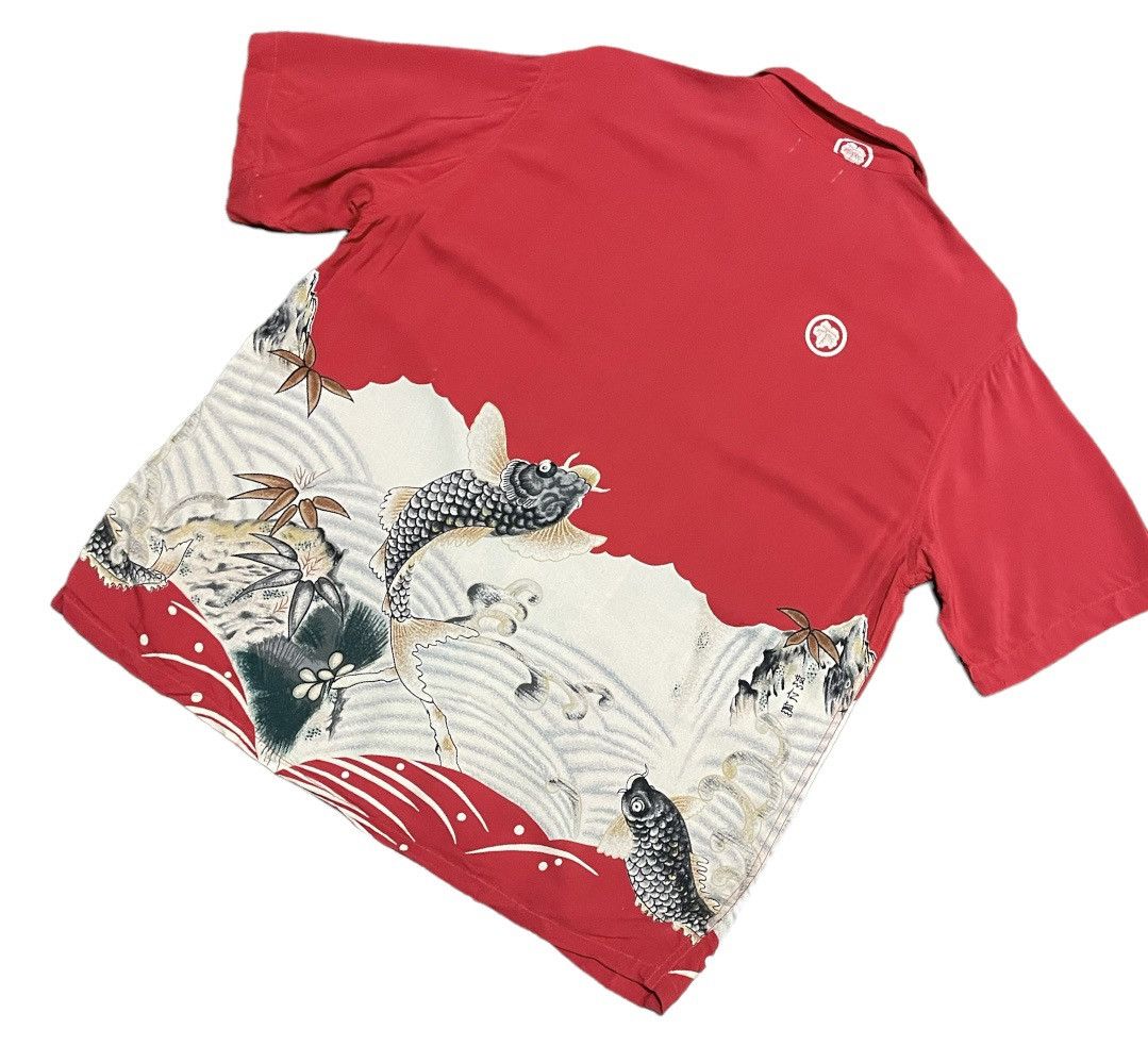 Denime 💥Denime Flying Sugoi Fish Japan Traditional Art Shirts Size US M / EU 48-50 / 2 - 8 Thumbnail