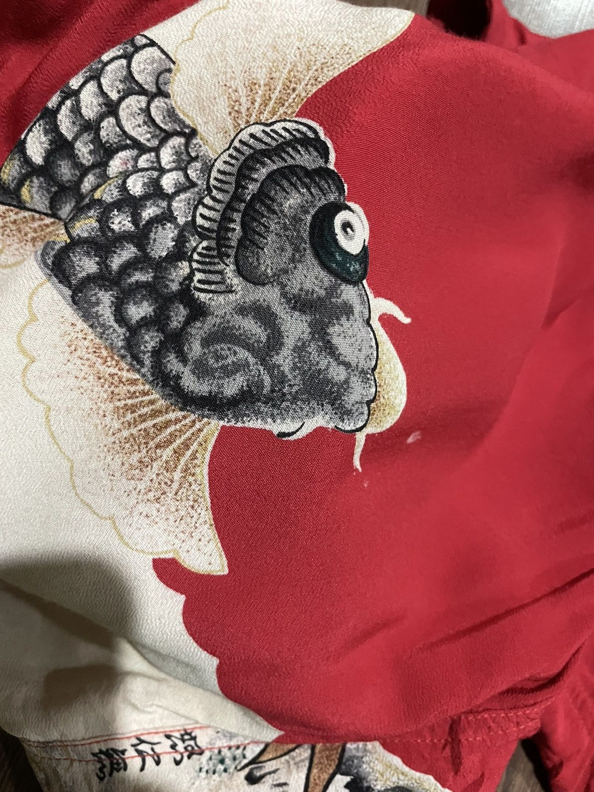 Denime 💥Denime Flying Sugoi Fish Japan Traditional Art Shirts Size US M / EU 48-50 / 2 - 13 Thumbnail