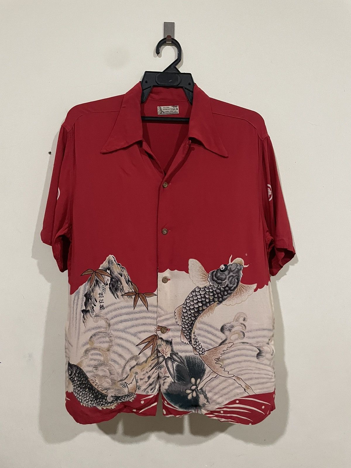 Denime 💥Denime Flying Sugoi Fish Japan Traditional Art Shirts Size US M / EU 48-50 / 2 - 20 Thumbnail