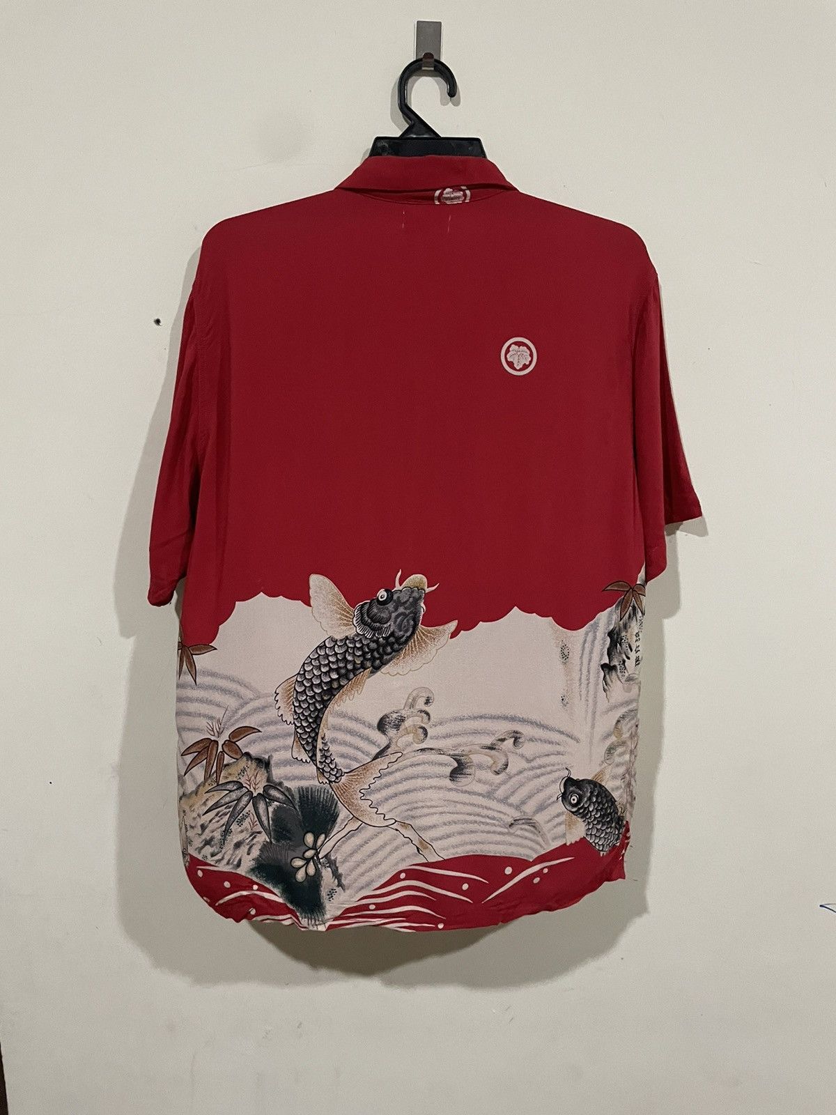 Denime 💥Denime Flying Sugoi Fish Japan Traditional Art Shirts Size US M / EU 48-50 / 2 - 18 Thumbnail