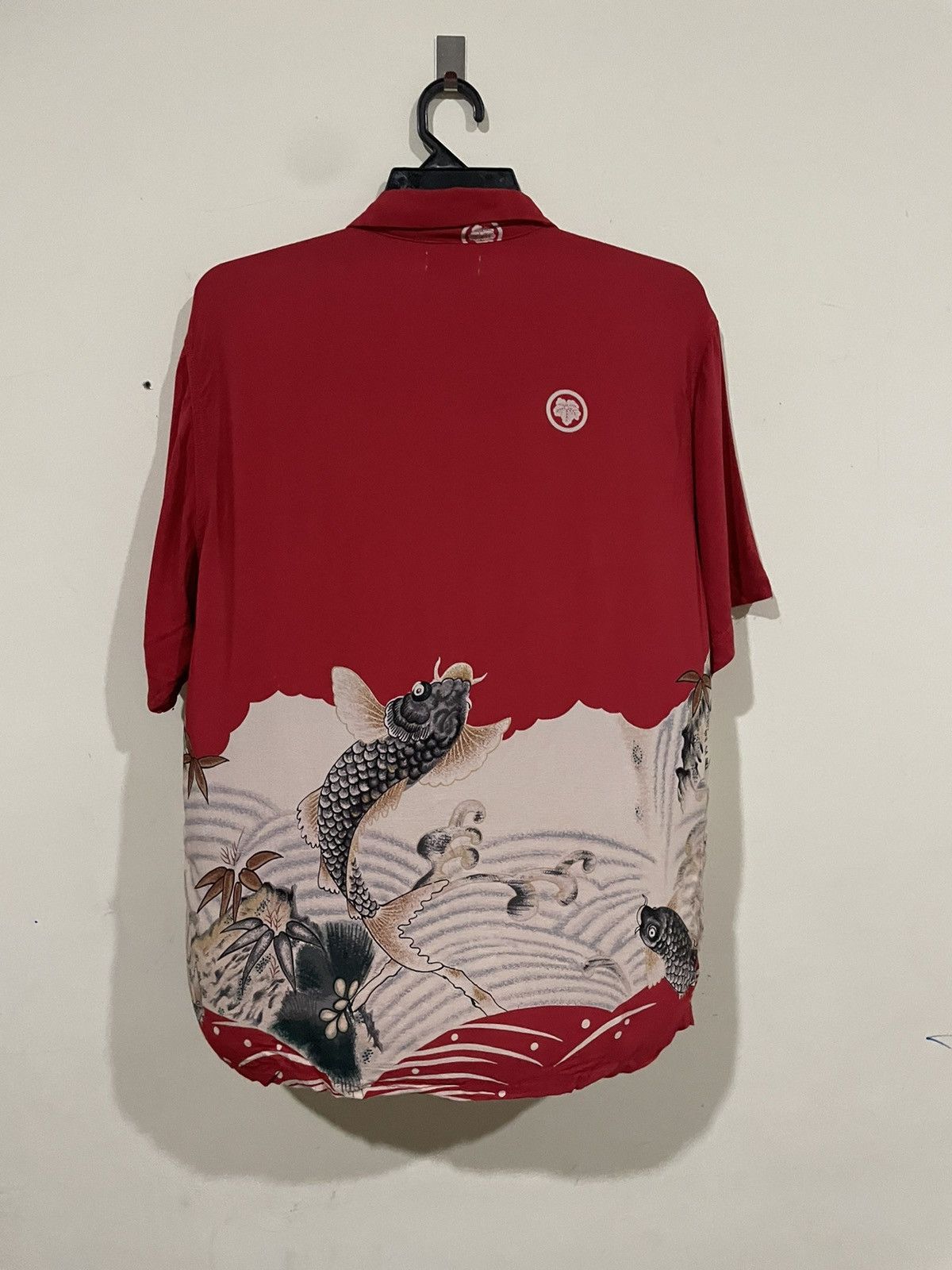 Denime 💥Denime Flying Sugoi Fish Japan Traditional Art Shirts Size US M / EU 48-50 / 2 - 19 Thumbnail