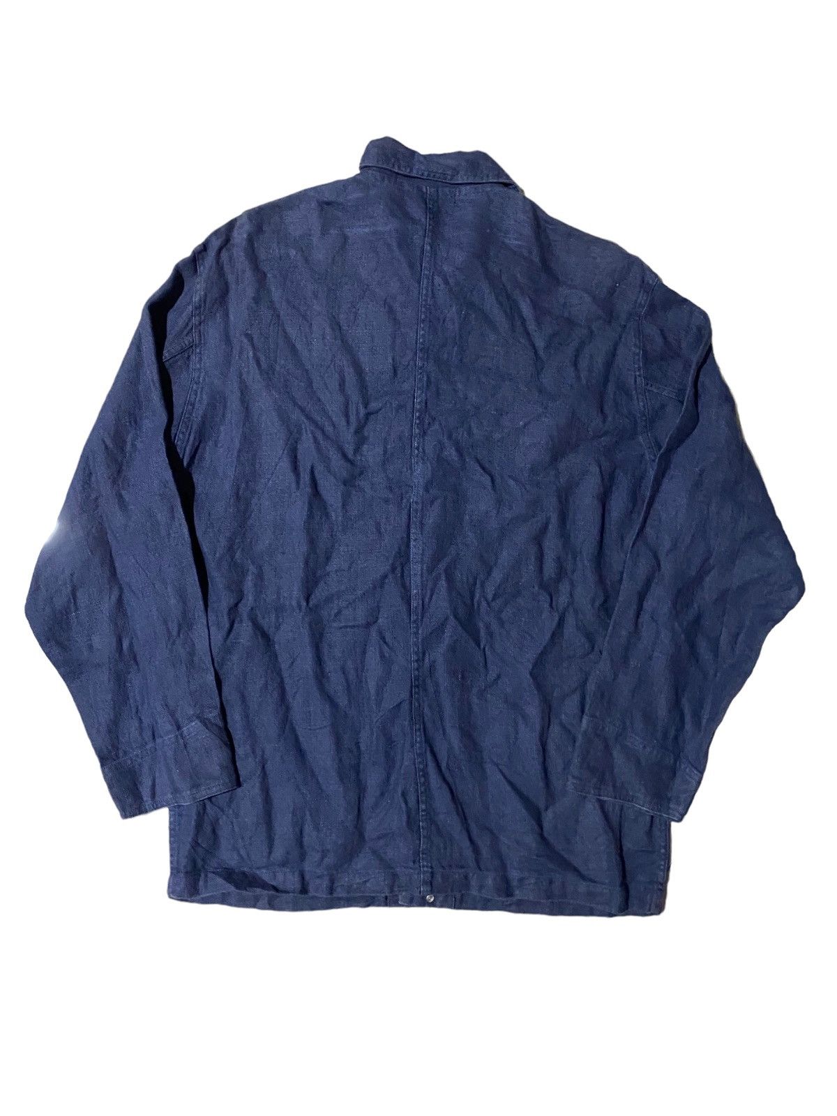 J.Crew 💥Vintage Japanese J Crew Linen Jacket Size US L / EU 52-54 / 3 - 3 Thumbnail