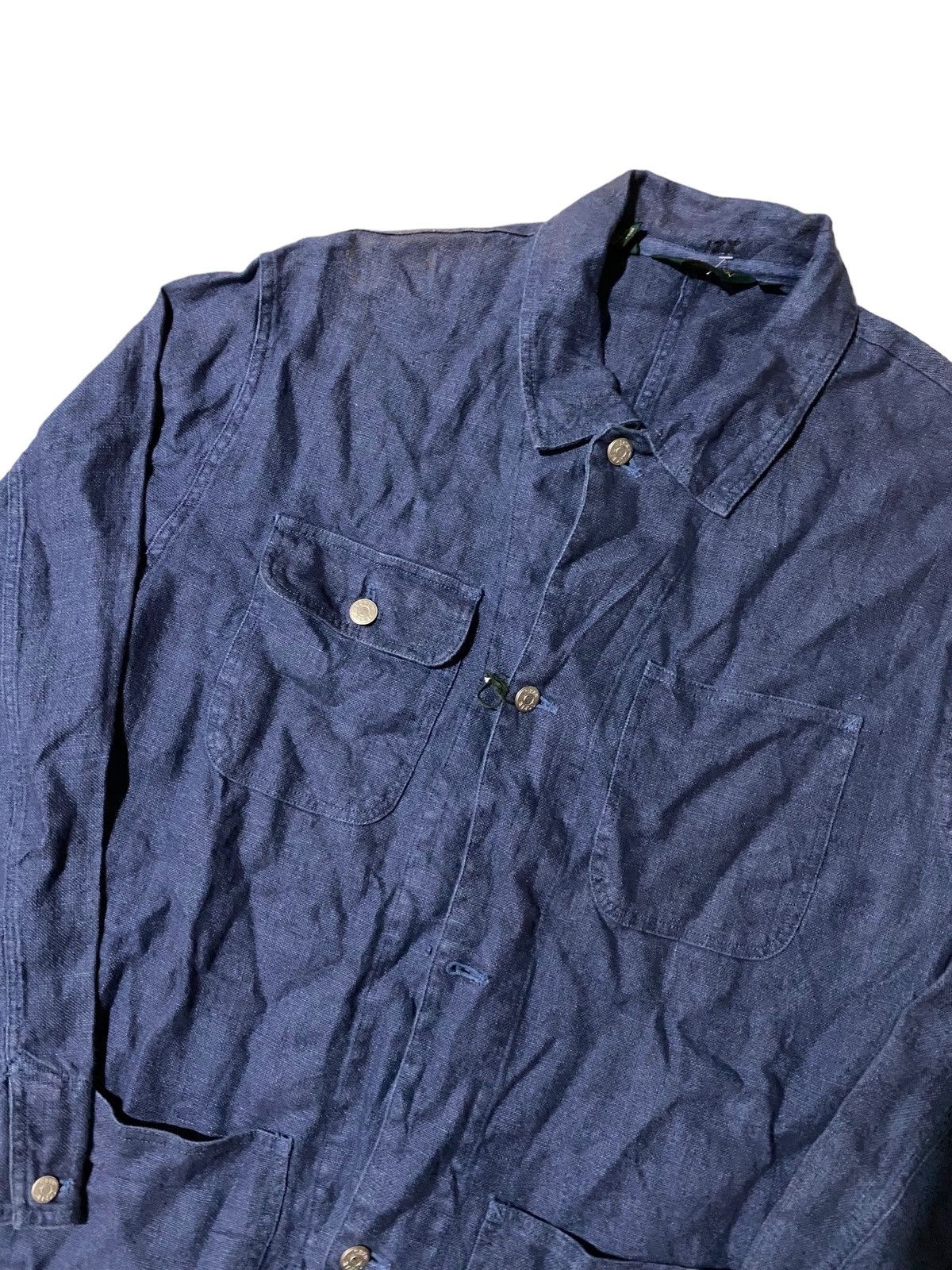 J.Crew 💥Vintage Japanese J Crew Linen Jacket Size US L / EU 52-54 / 3 - 4 Thumbnail