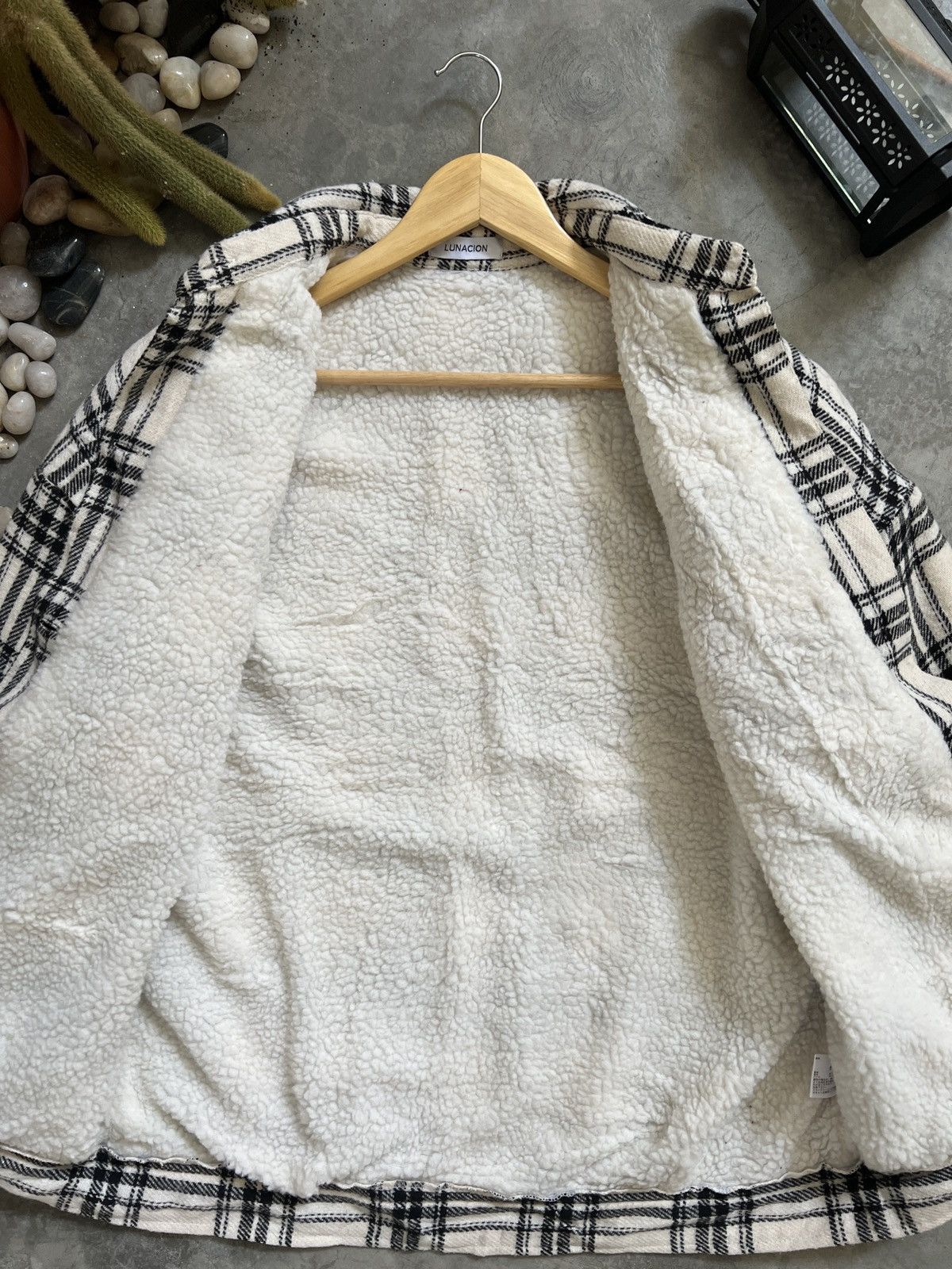 Japanese Brand × Vintage Vintage🖤 Plaid Flannel Sherpa Jacket Size US M / EU 48-50 / 2 - 6 Thumbnail