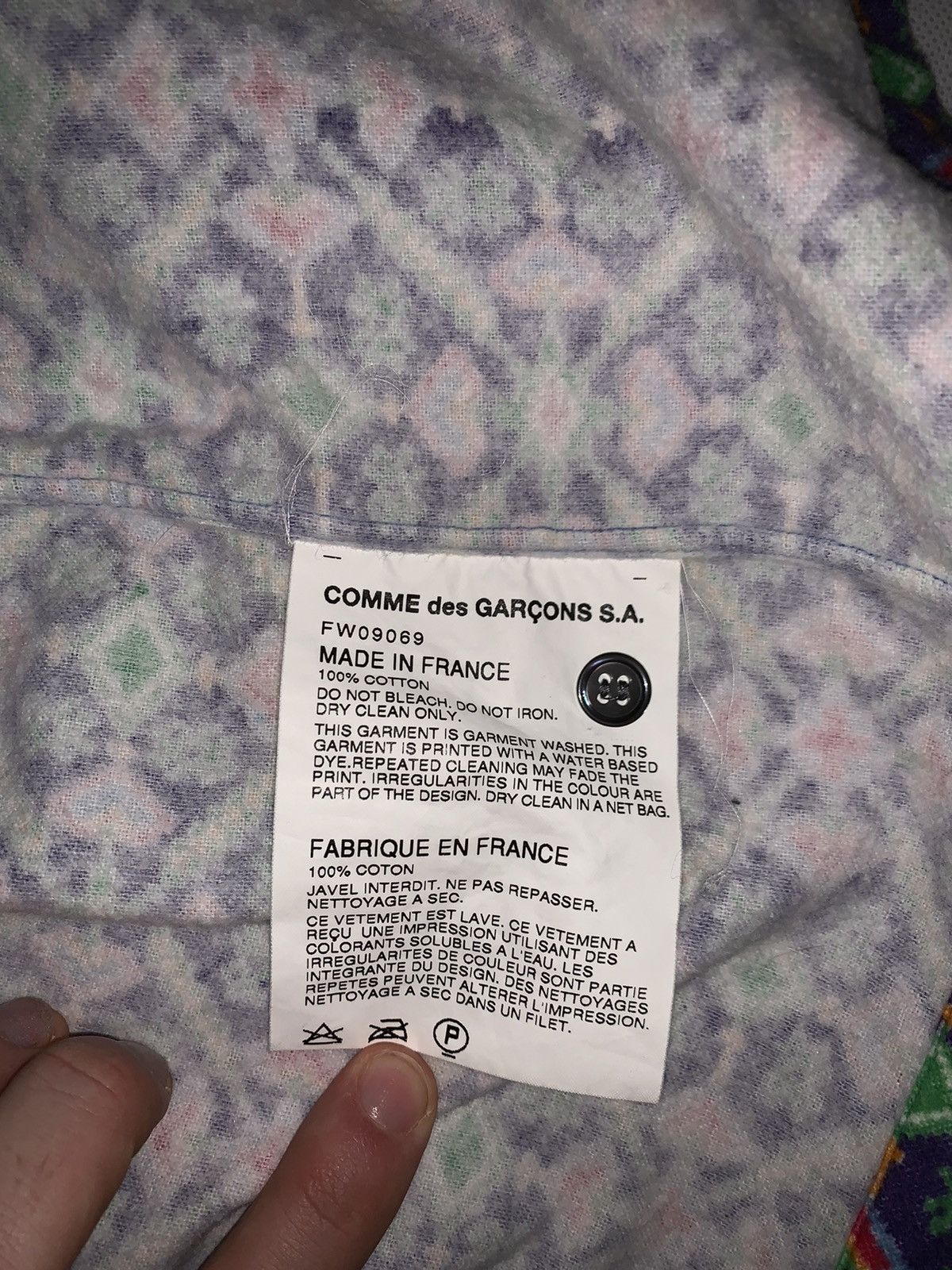 Comme des Garcons Comme des Garçons AW09 psychedelic jacket Size US M / EU 48-50 / 2 - 6 Thumbnail