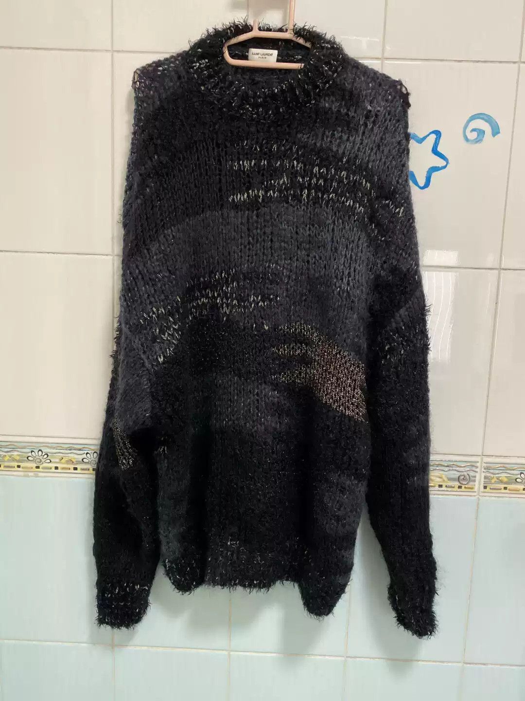 【送料&関税込】Saint Laurent Mohair Over Sweater Saint Laurent Mohair Sweater – Justin Reed