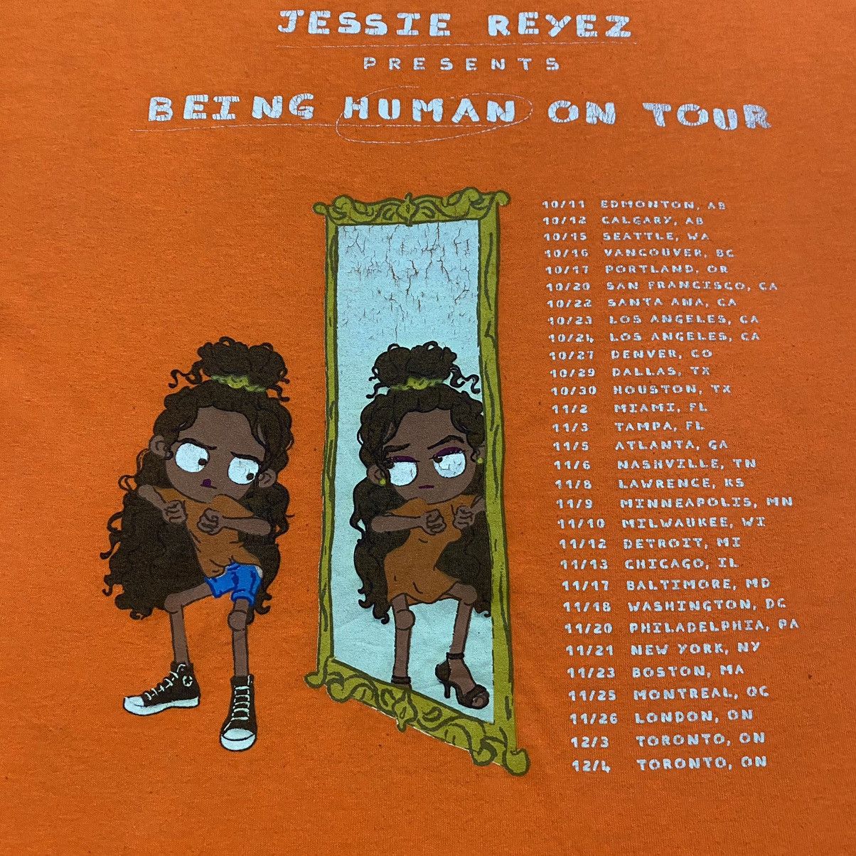 Band Tees Jessie Reyez Being Human On Tour Size US L / EU 52-54 / 3 - 9 Thumbnail