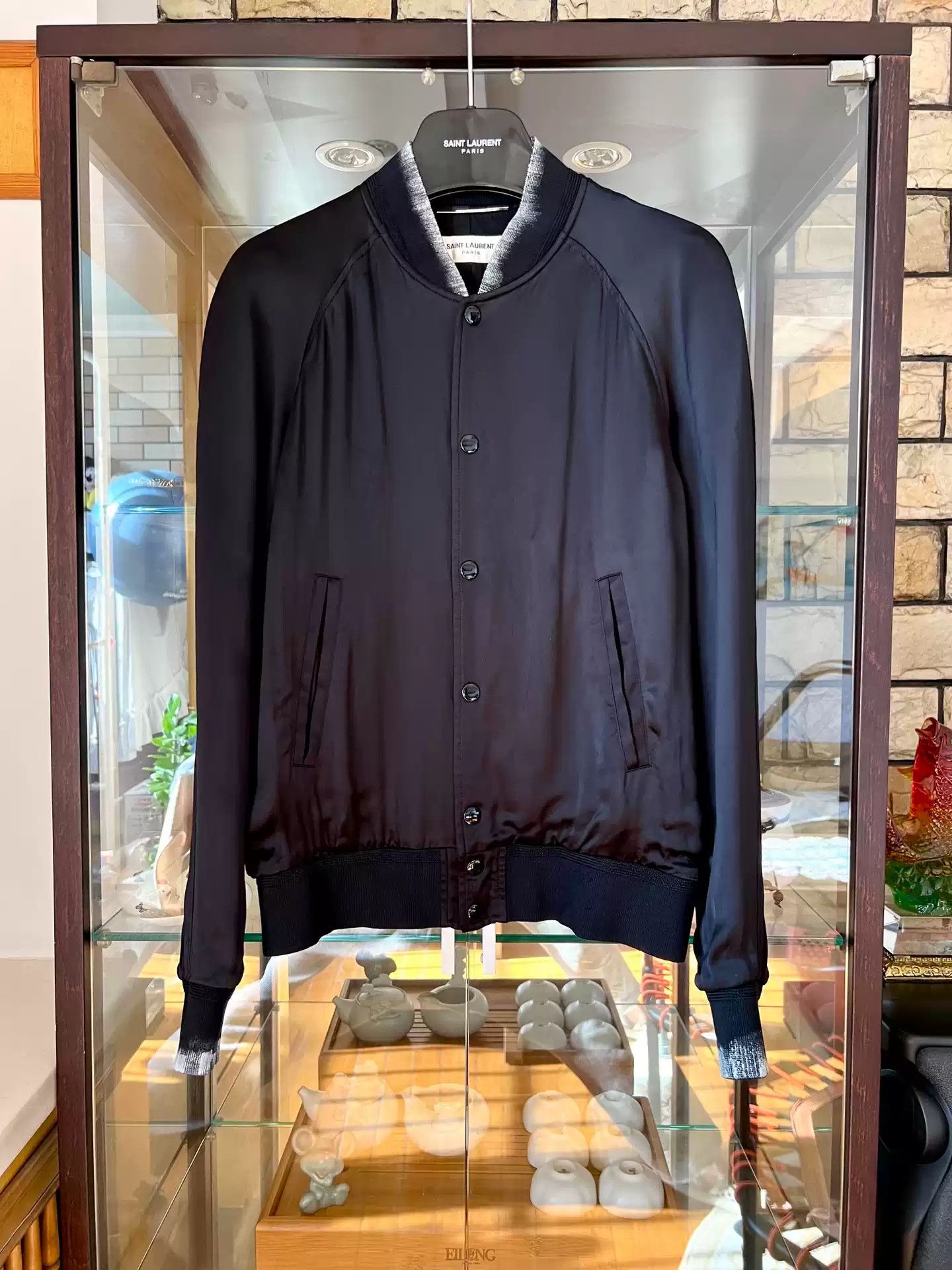Yves Saint Laurent Saint Laurent 16Fw Silk Bomber Jacket Size 46 | Grailed
