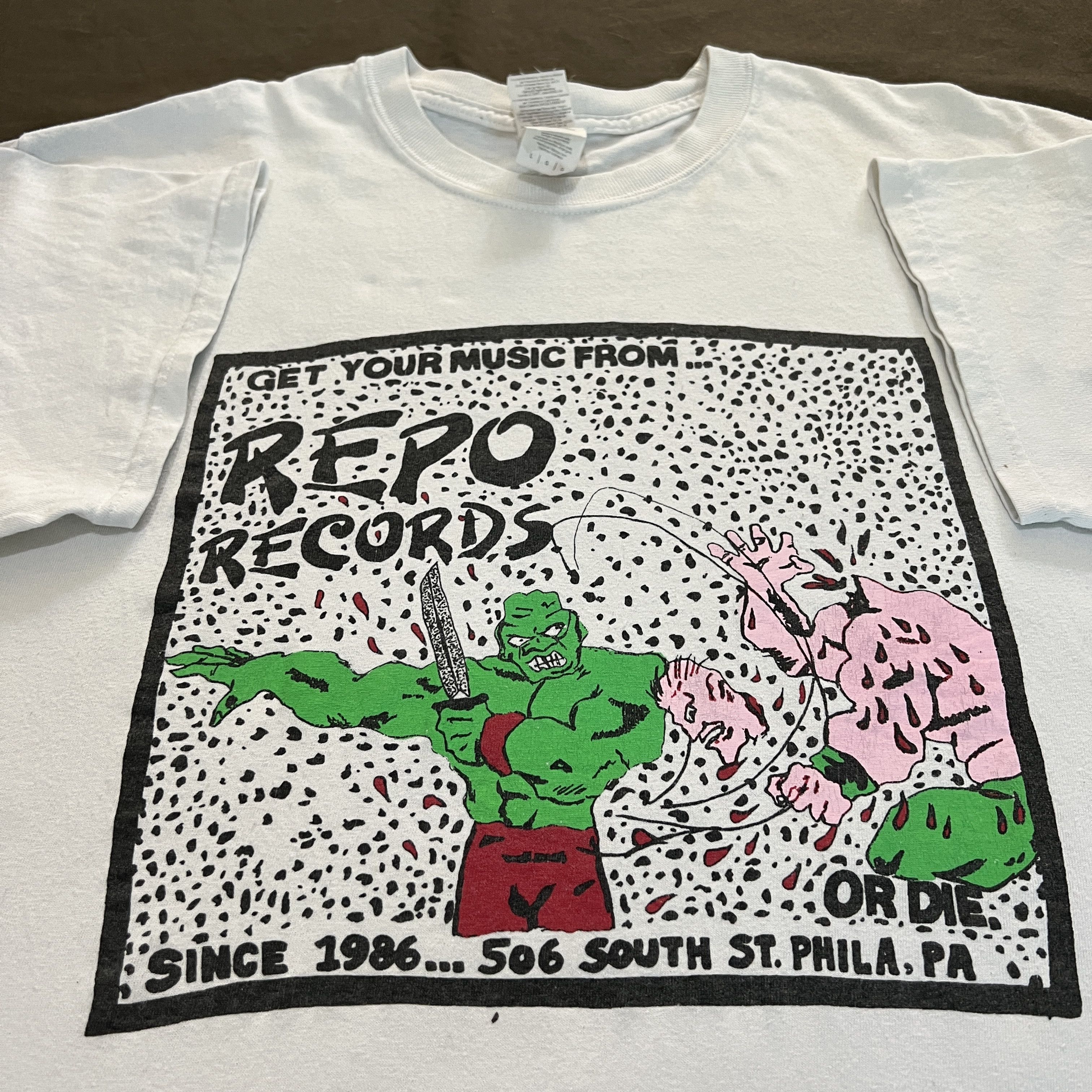 Repo records 30th Anniversary Promo Tee Shirt stores