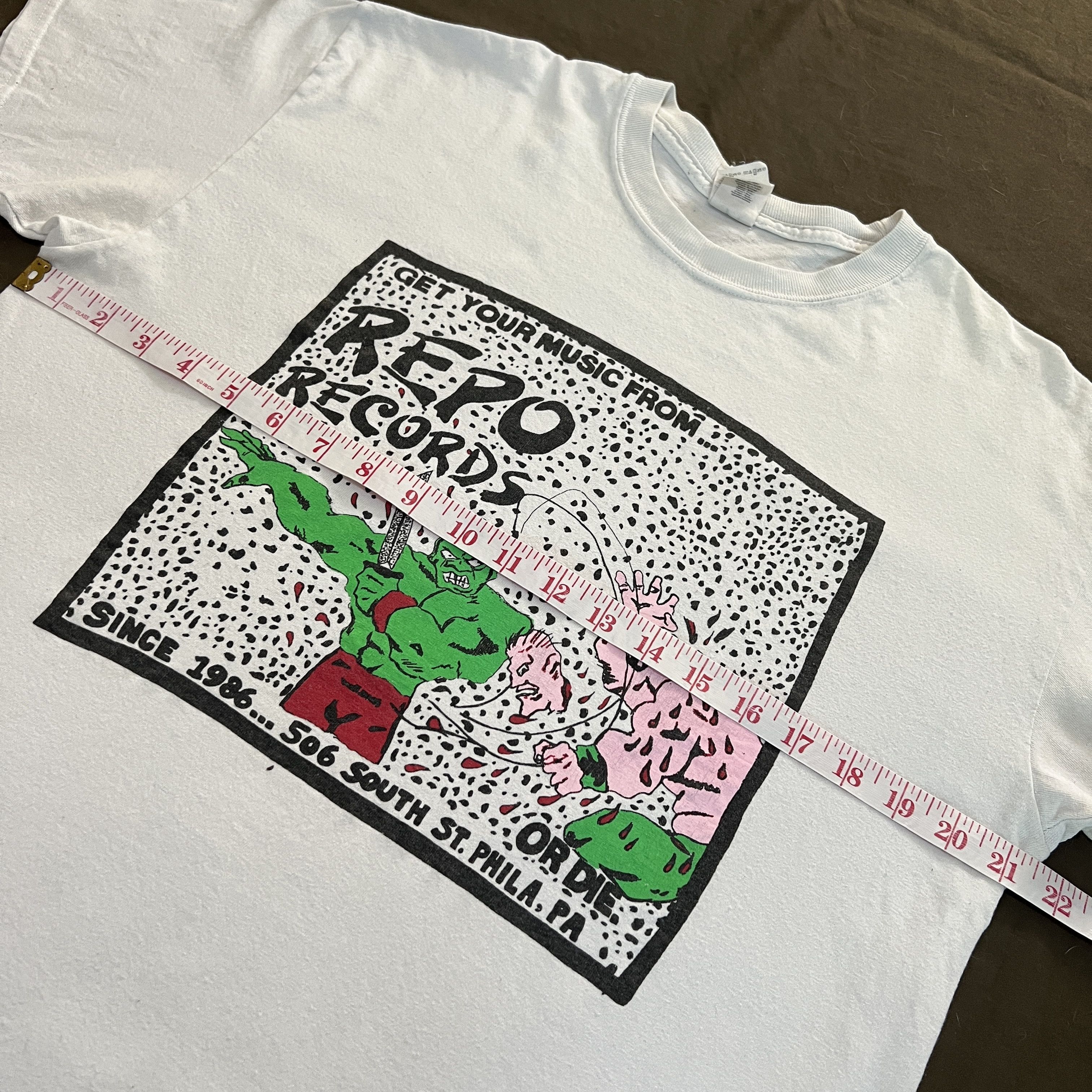 Repo records 30th Anniversary Promo Tee Shirt stores