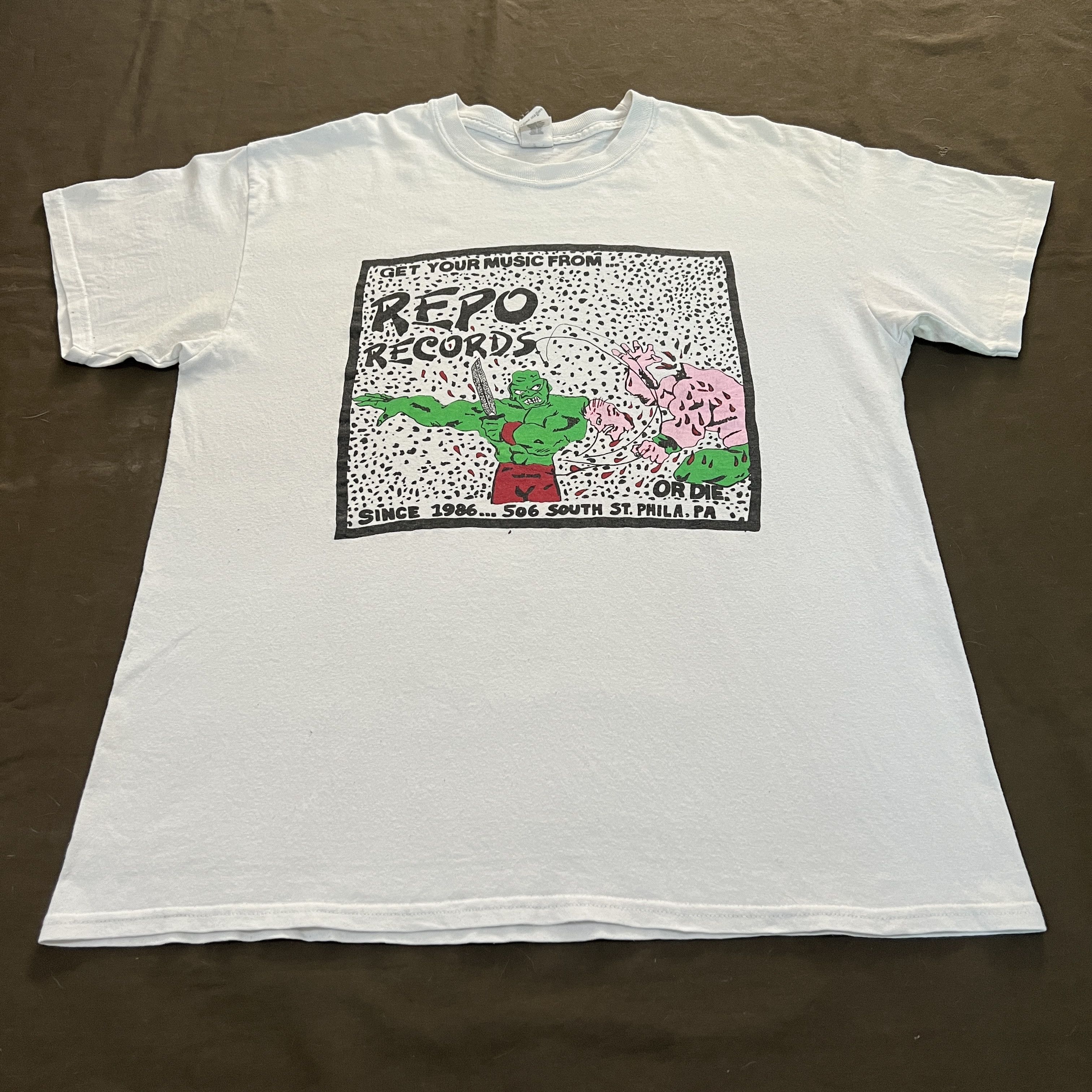Repo records 30th Anniversary Promo Tee Shirt stores