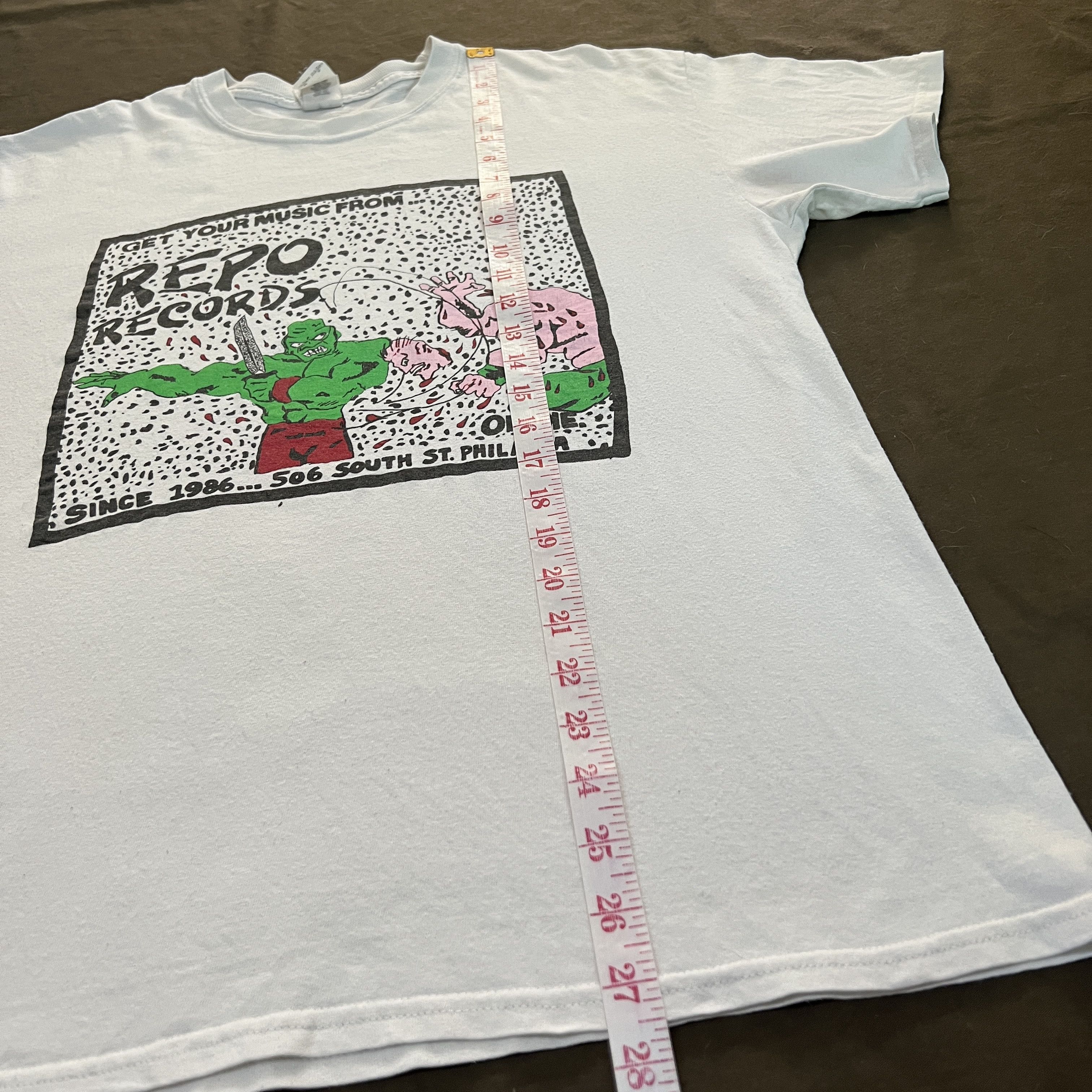 Repo records 30th Anniversary Promo Tee Shirt stores