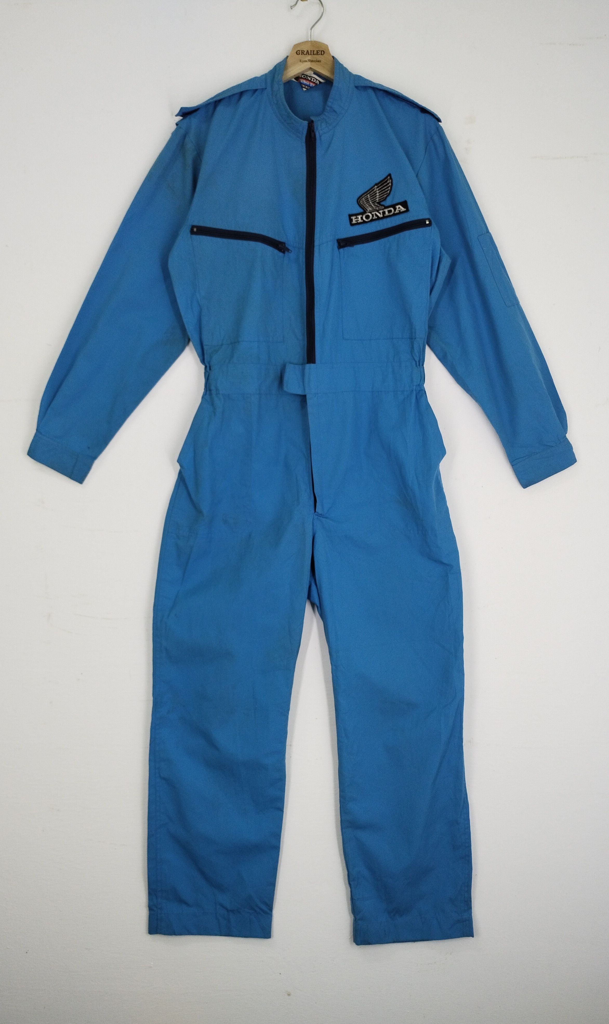 Honda × Vintage Vintage Honda Racing Team Overall Jacket Size US L / EU 52-54 / 3 - 1 Thumbnail