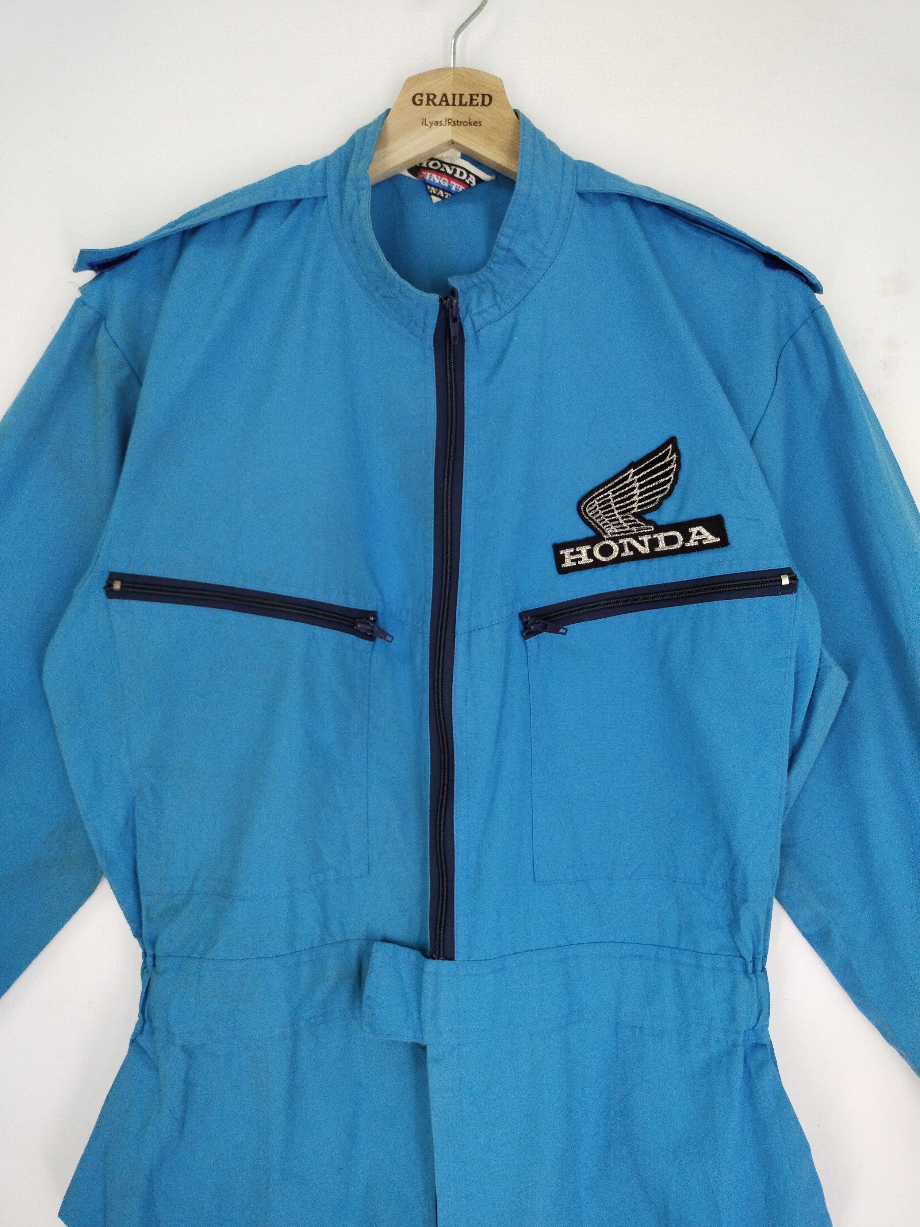 Honda × Vintage Vintage Honda Racing Team Overall Jacket Size US L / EU 52-54 / 3 - 5 Thumbnail