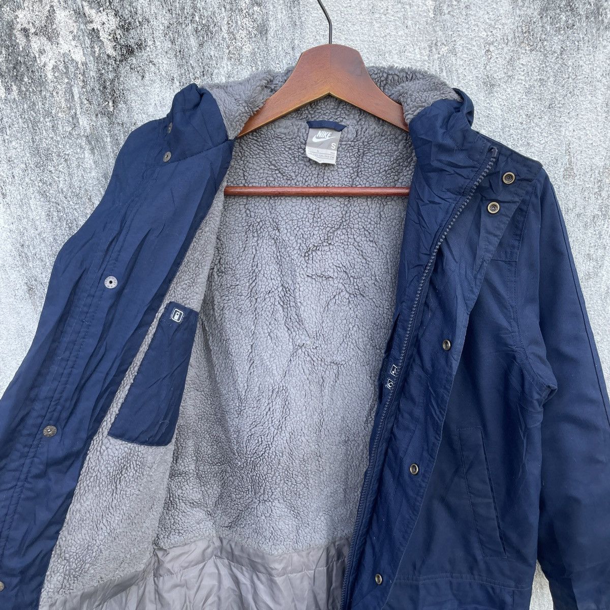 Nike Vintage Nike Embroidery Small Logo Long Jacket #R1944 Size US S / EU 44-46 / 1 - 5 Thumbnail