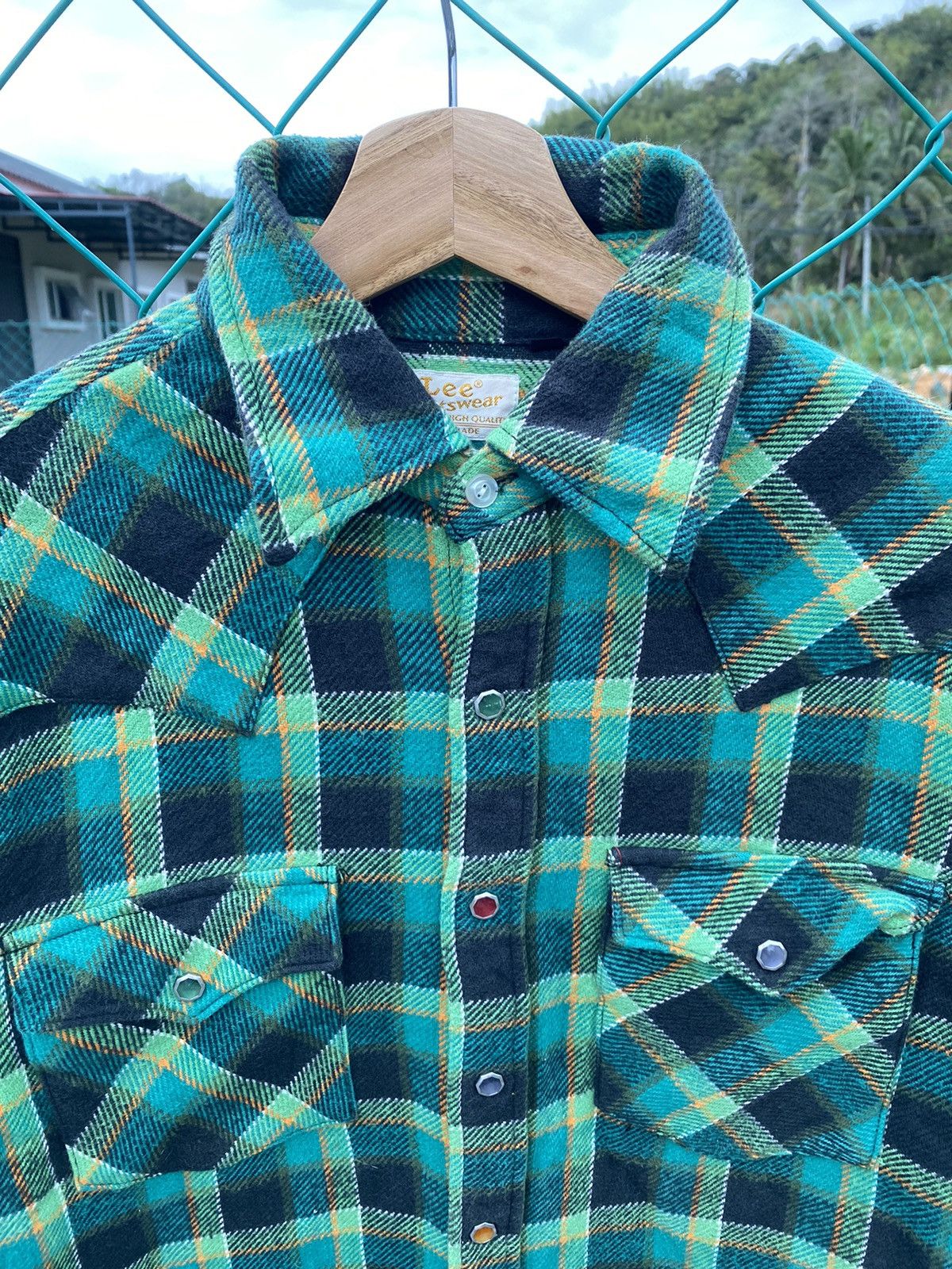 Lee Vintage Lee western plaid flannel Size US M / EU 48-50 / 2 - 3 Thumbnail