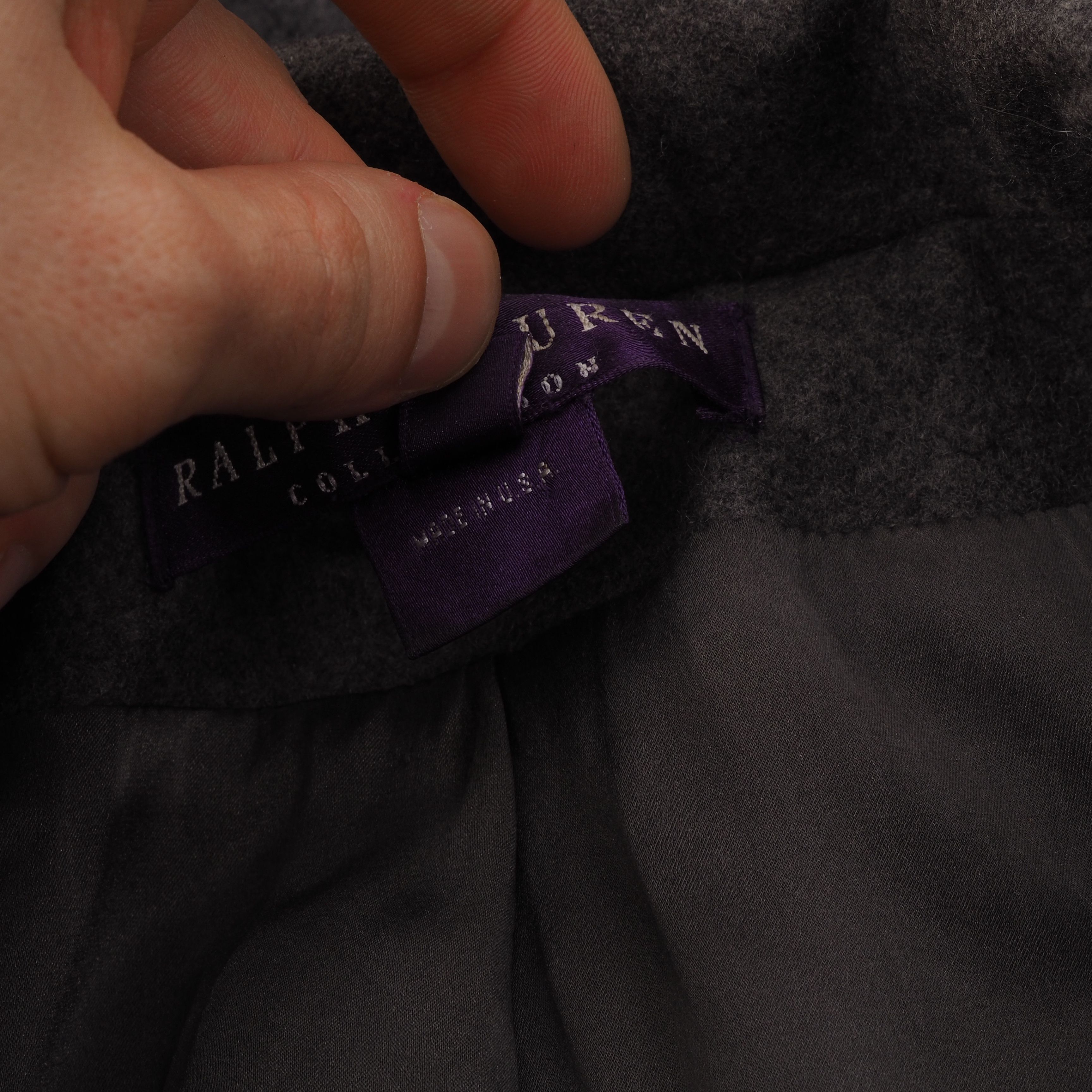 Ralph Lauren Purple Label Ralph Lauren Purple Label Gray Wool Cropped Blazer Size M / US 6-8 / IT 42-44 - 6 Thumbnail