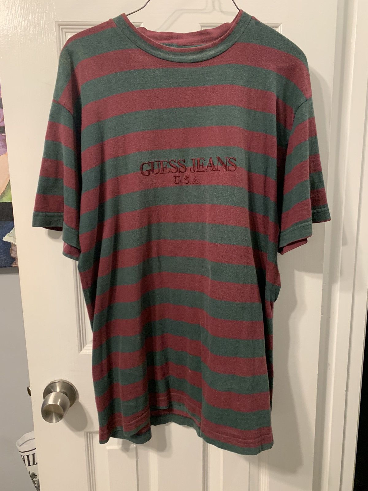 Guess × Vintage Vintage 90s Freddy Krueger Guess Shirt Size US L / EU 52-54 / 3 - 1 Thumbnail