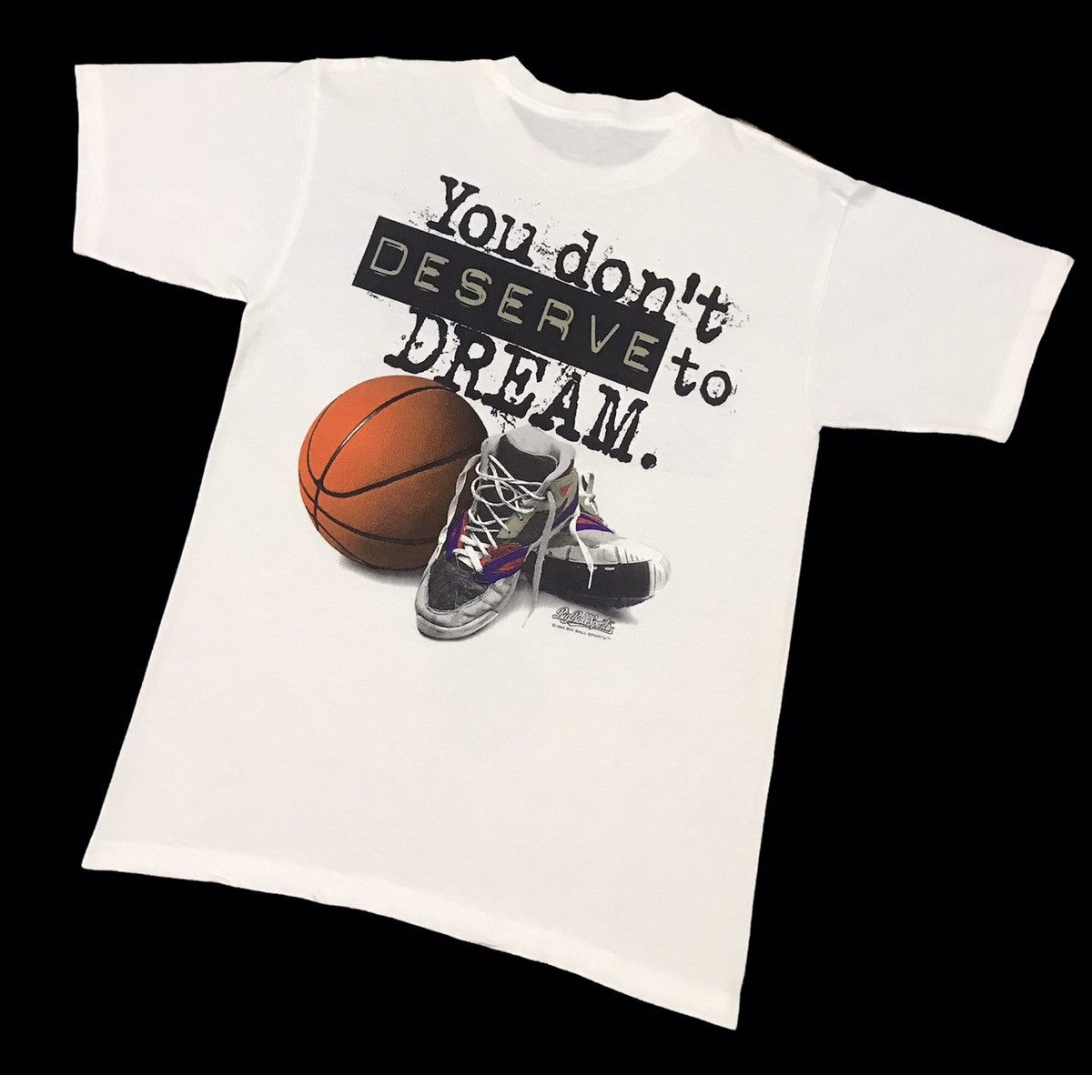 NBA × Vintage RARE VINTAGE 1994 BIG BALL SPORTS TEE Size US L / EU 52-54 / 3 - 3 Thumbnail