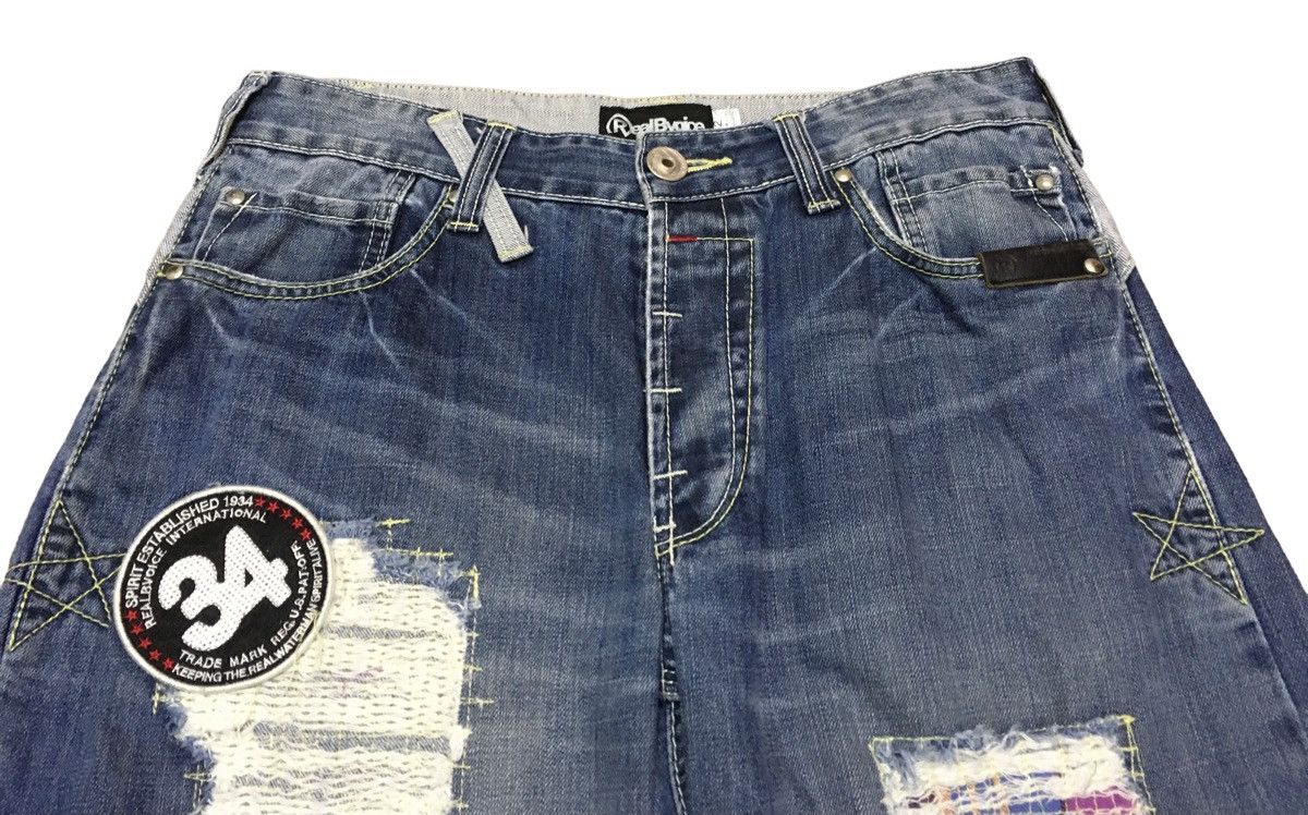 If Six Was Nine × Japanese Brand Rare Design Vintage Brand RealBvoice Distressed Jeans 1990s Size US 32 / EU 48 - 3 Thumbnail