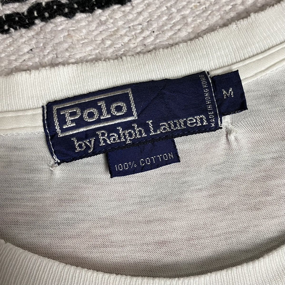 Polo Ralph Lauren 💥Distressed💥90s Vintage Polo Bear By Ralph Lauren Shirt Size US M / EU 48-50 / 2 - 20 Thumbnail
