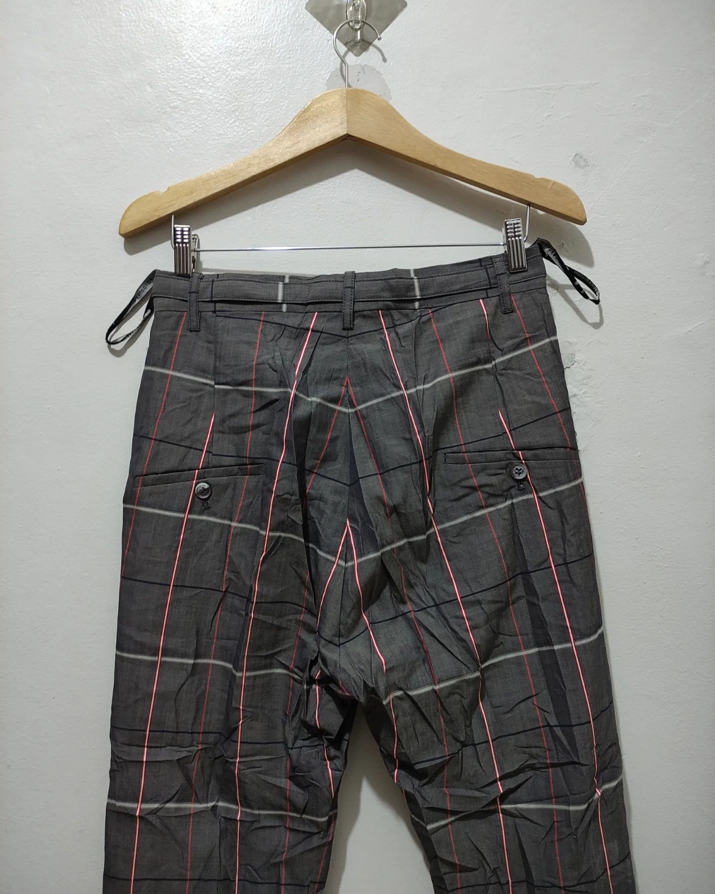 Issey Miyake × mercibeaucoup Mercibaucoup Issey Miyake Plaid Slack Pant Nice Design Size US 30 / EU 46 - 4 Thumbnail