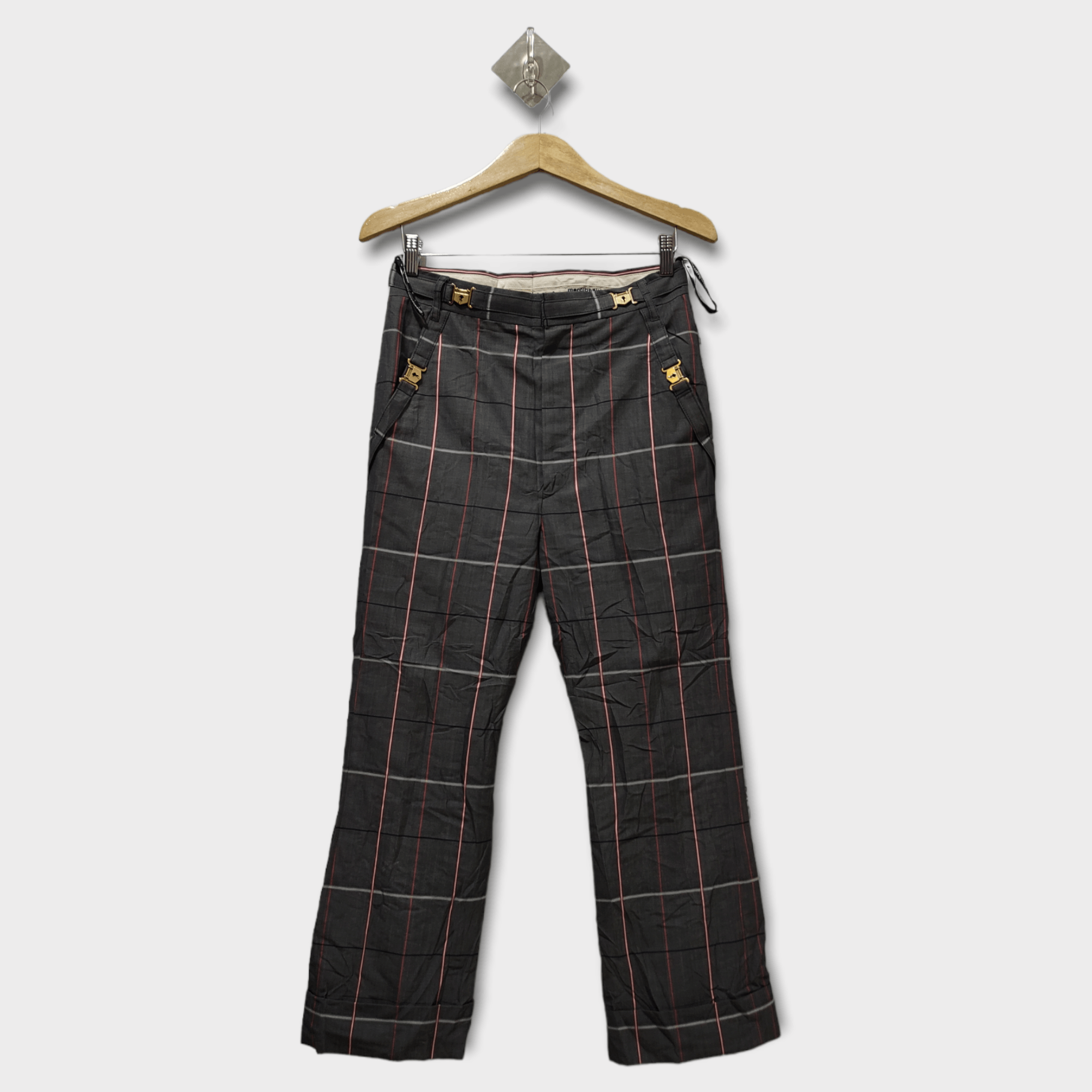 Issey Miyake × mercibeaucoup Mercibaucoup Issey Miyake Plaid Slack Pant Nice Design Size US 30 / EU 46 - 1 Thumbnail