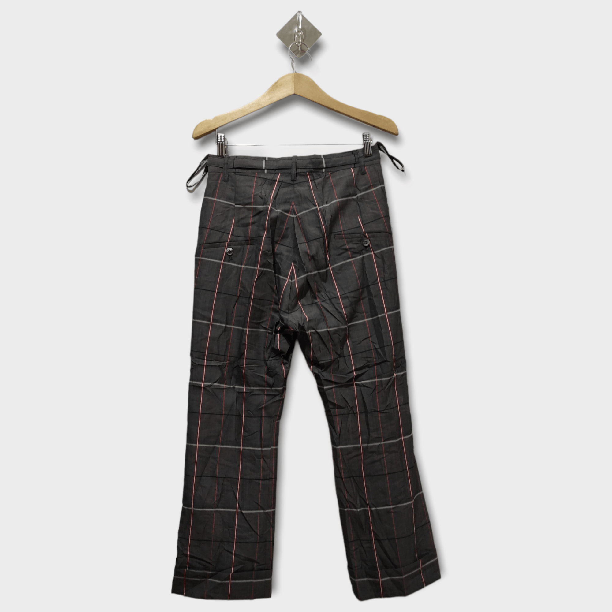 Issey Miyake × mercibeaucoup Mercibaucoup Issey Miyake Plaid Slack Pant Nice Design Size US 30 / EU 46 - 2 Thumbnail
