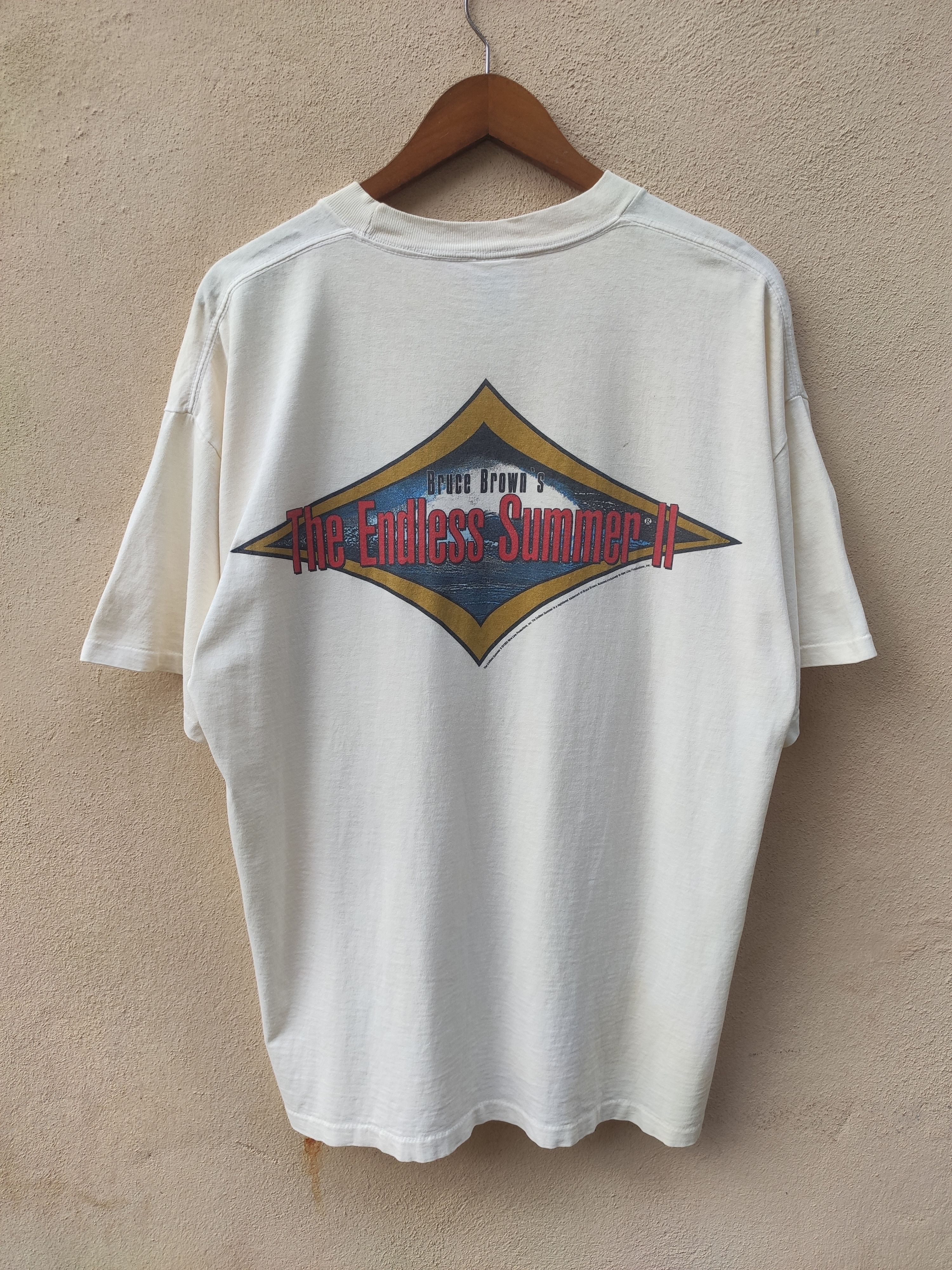 Vintage 🔥 Vtg 90s Vintage The Endless Summer t shirt bruce brown Size US L / EU 52-54 / 3 - 2 Thumbnail