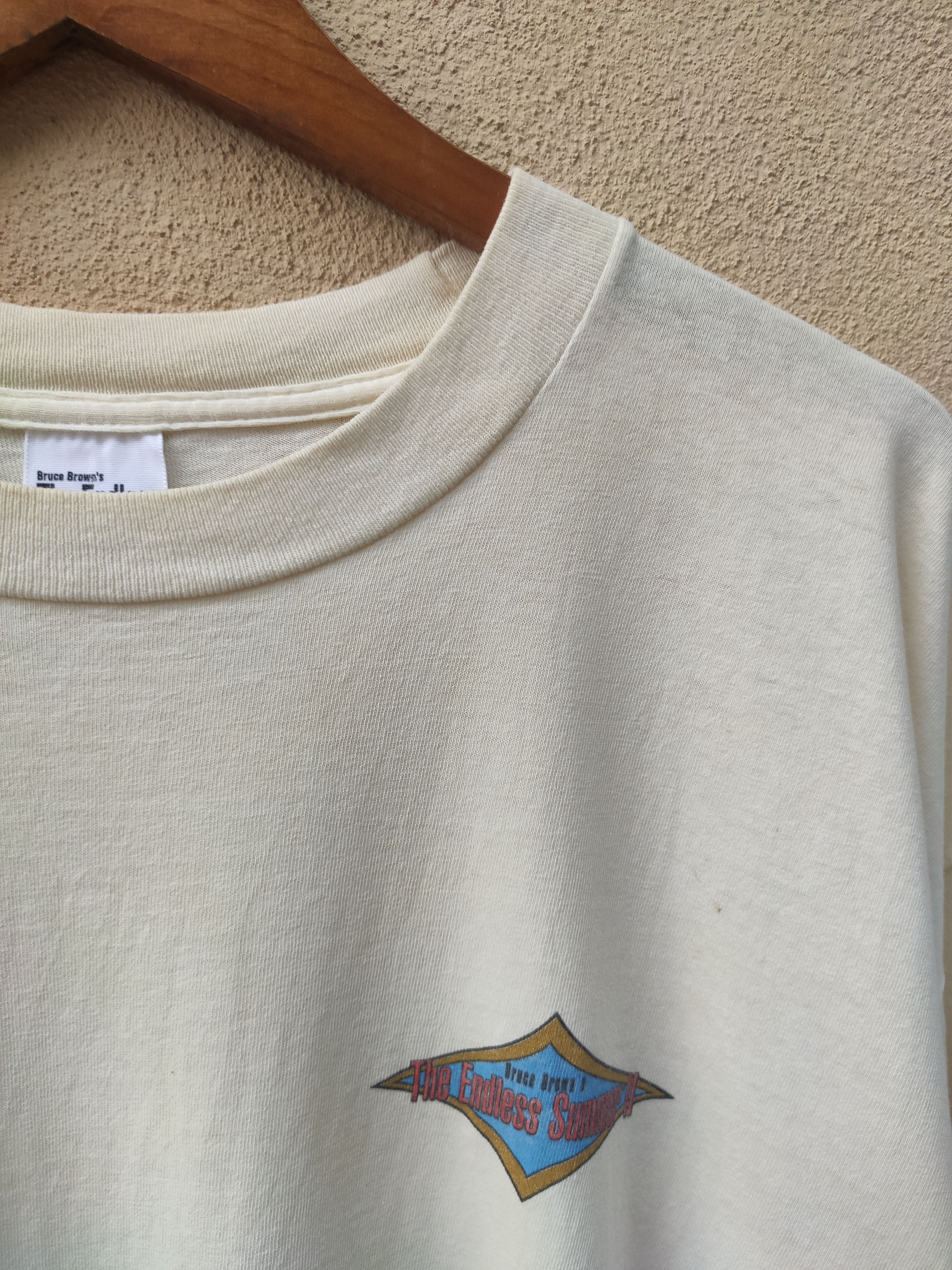 Vintage 🔥 Vtg 90s Vintage The Endless Summer t shirt bruce brown Size US L / EU 52-54 / 3 - 3 Thumbnail