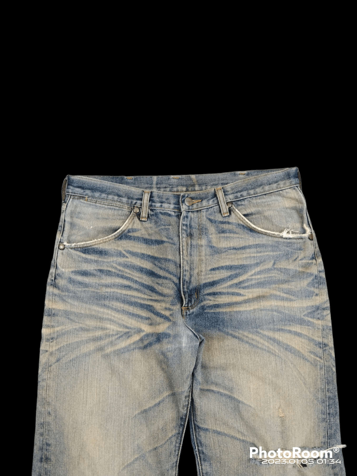 Rusty THRASH RUSTY WRANGLER BLUE BELL DENIM PANTS Size US 33 - 4 Thumbnail