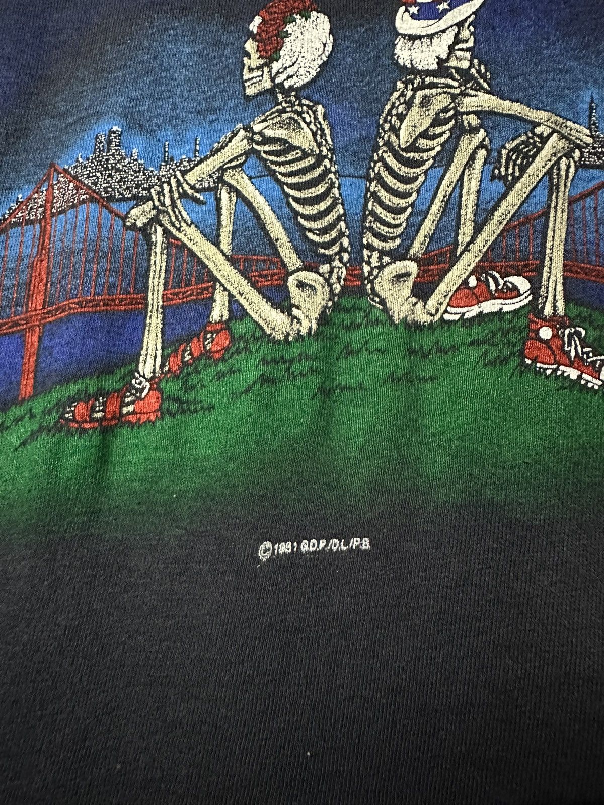 Band Tees Vintage 80s Grateful Dead Promo Tee Size US M / EU 48-50 / 2 - 3 Thumbnail