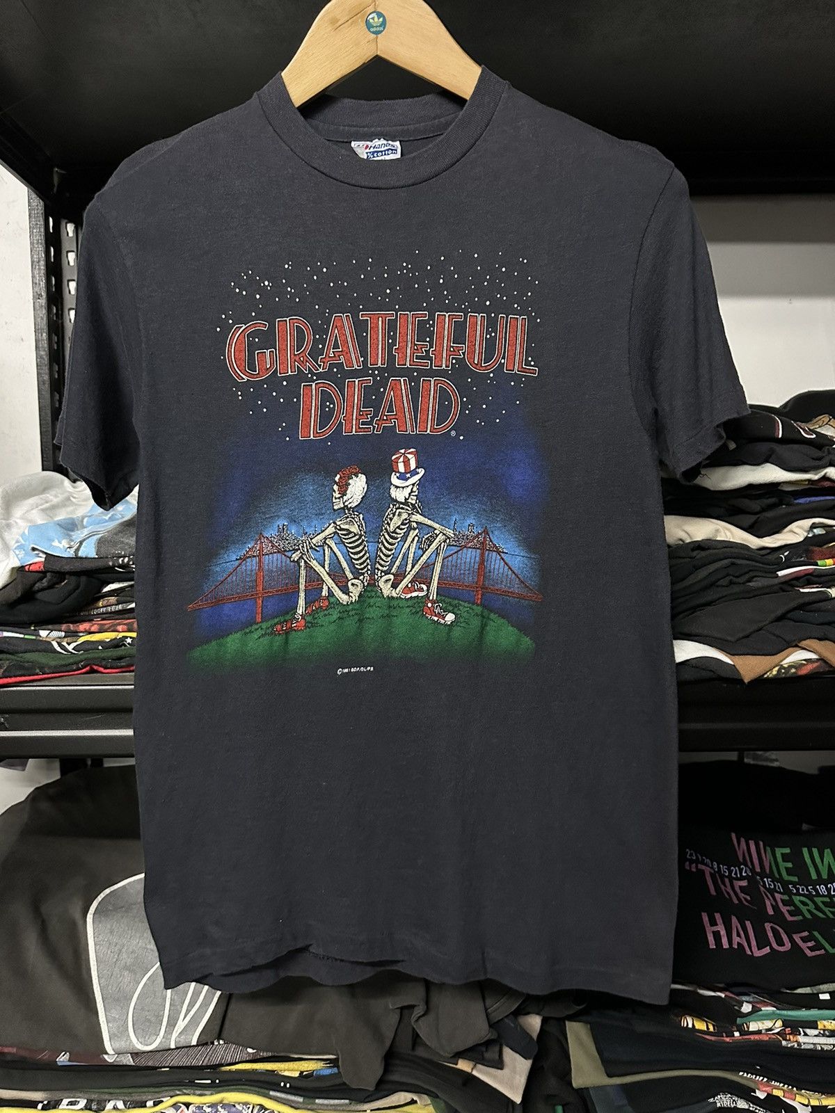 Band Tees Vintage 80s Grateful Dead Promo Tee Size US M / EU 48-50 / 2 - 1 Thumbnail