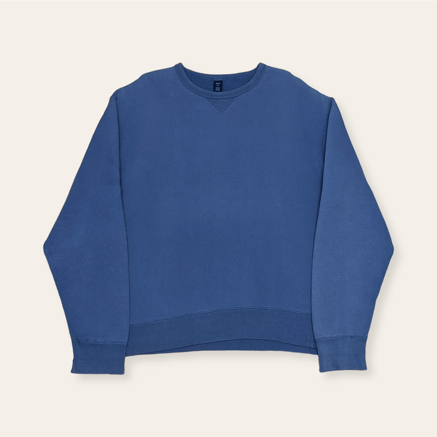 Gap × Unsound Rags × Vintage Vintage 90s Gap Blank Sweatshirt Size US L / EU 52-54 / 3 - 1 Thumbnail