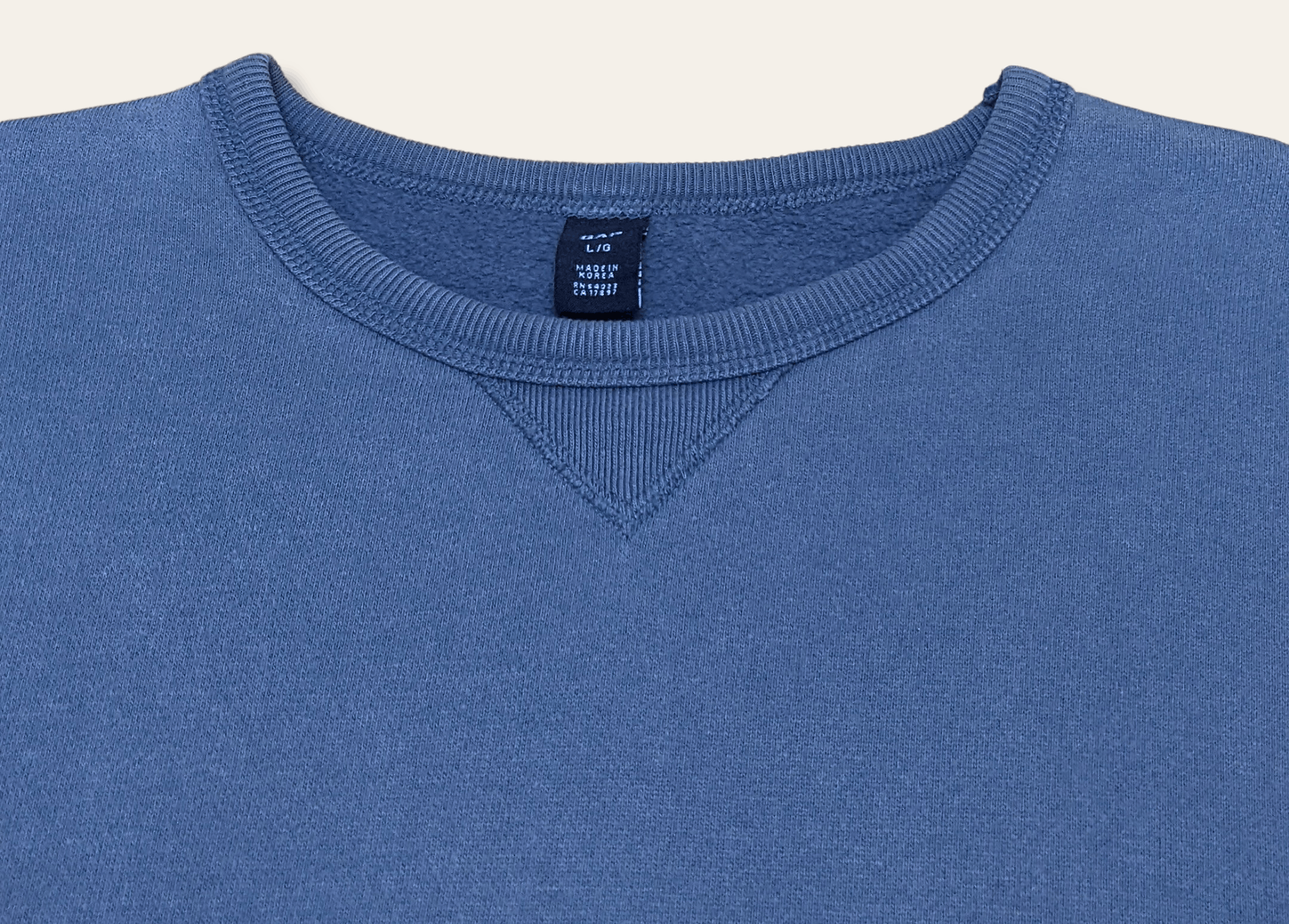 Gap × Unsound Rags × Vintage Vintage 90s Gap Blank Sweatshirt Size US L / EU 52-54 / 3 - 5 Thumbnail