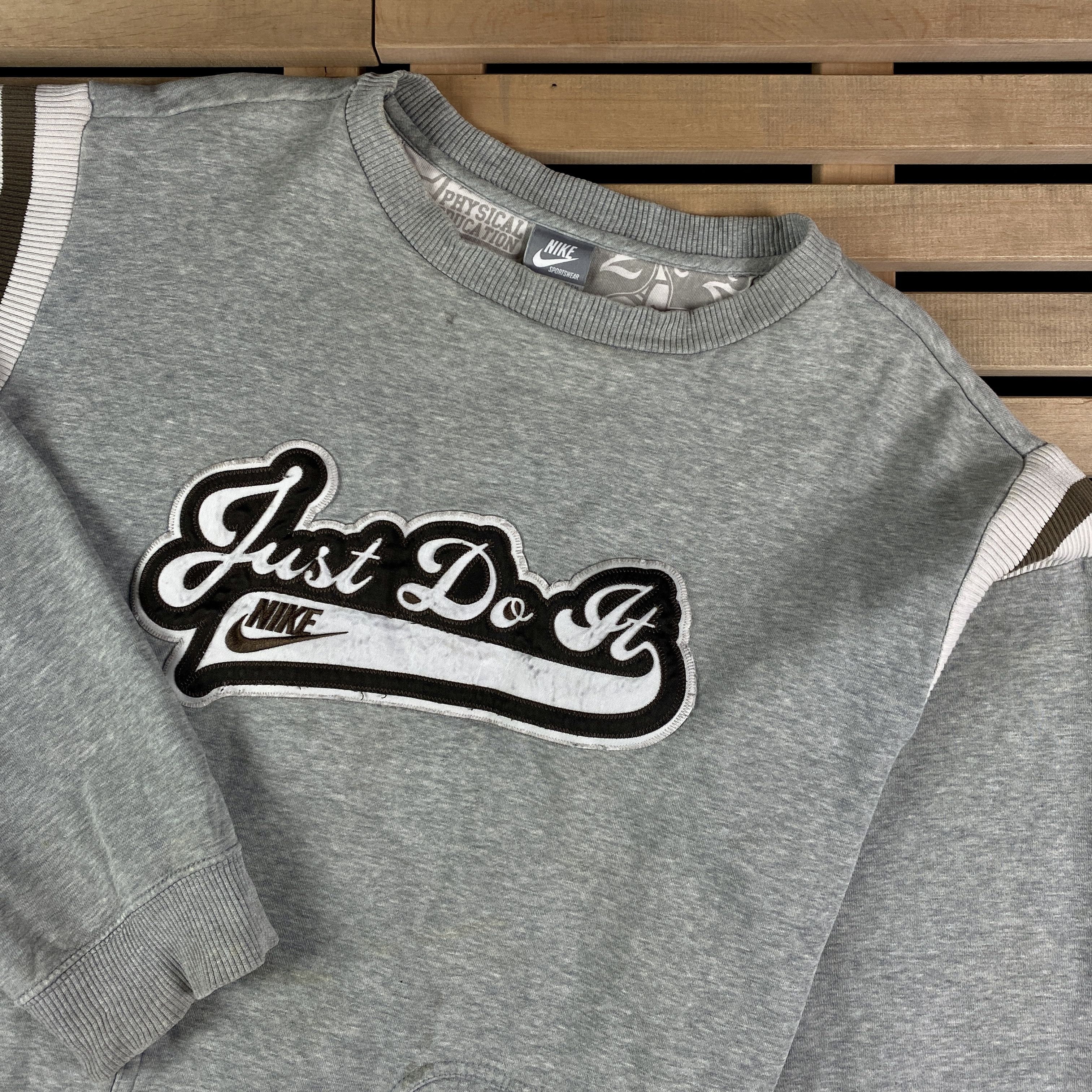 Nike × Vintage Mens Sweatshirt Nike Just do it Vintage Size XL Size US XL / EU 56 / 4 - 2 Thumbnail