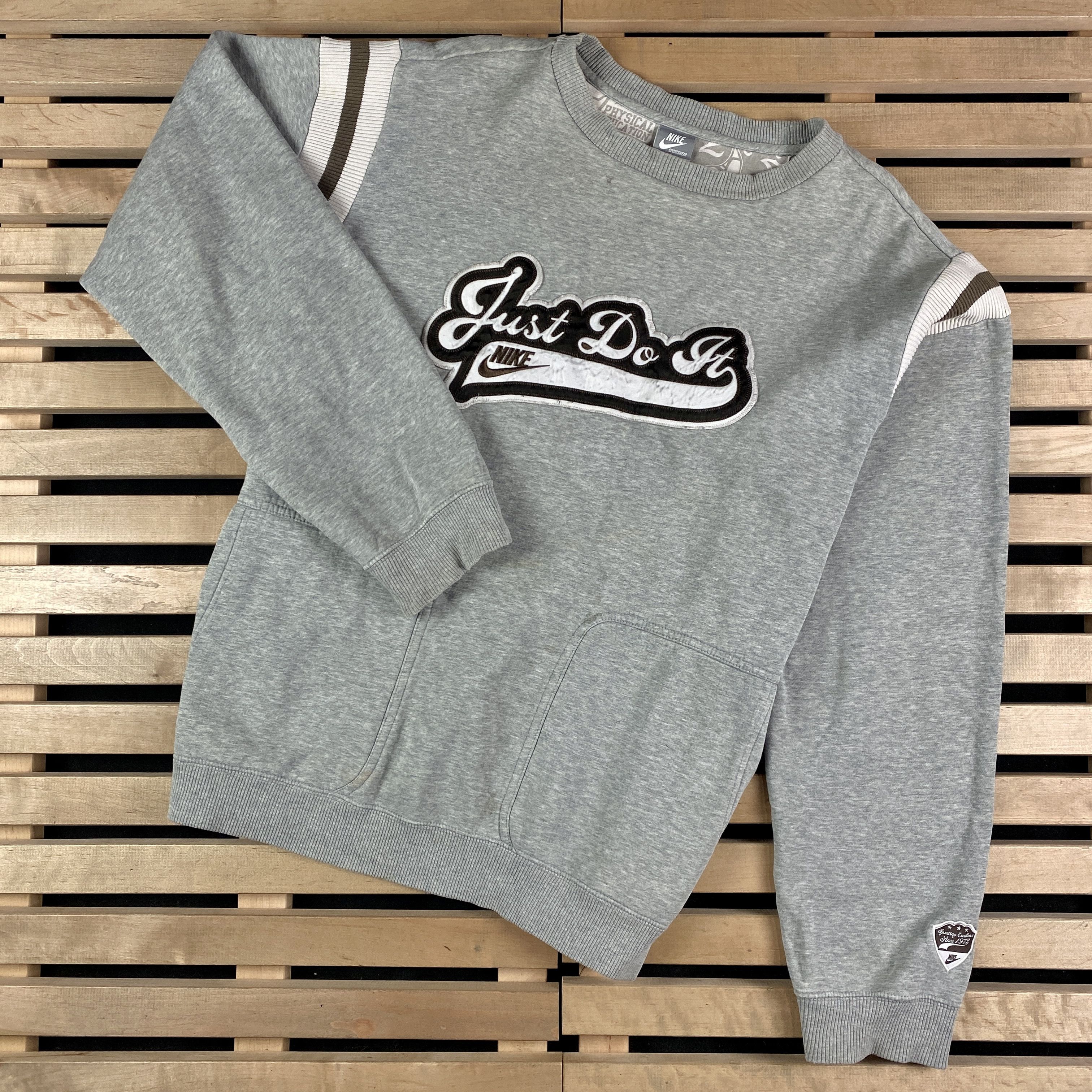 Nike × Vintage Mens Sweatshirt Nike Just do it Vintage Size XL Size US XL / EU 56 / 4 - 1 Thumbnail