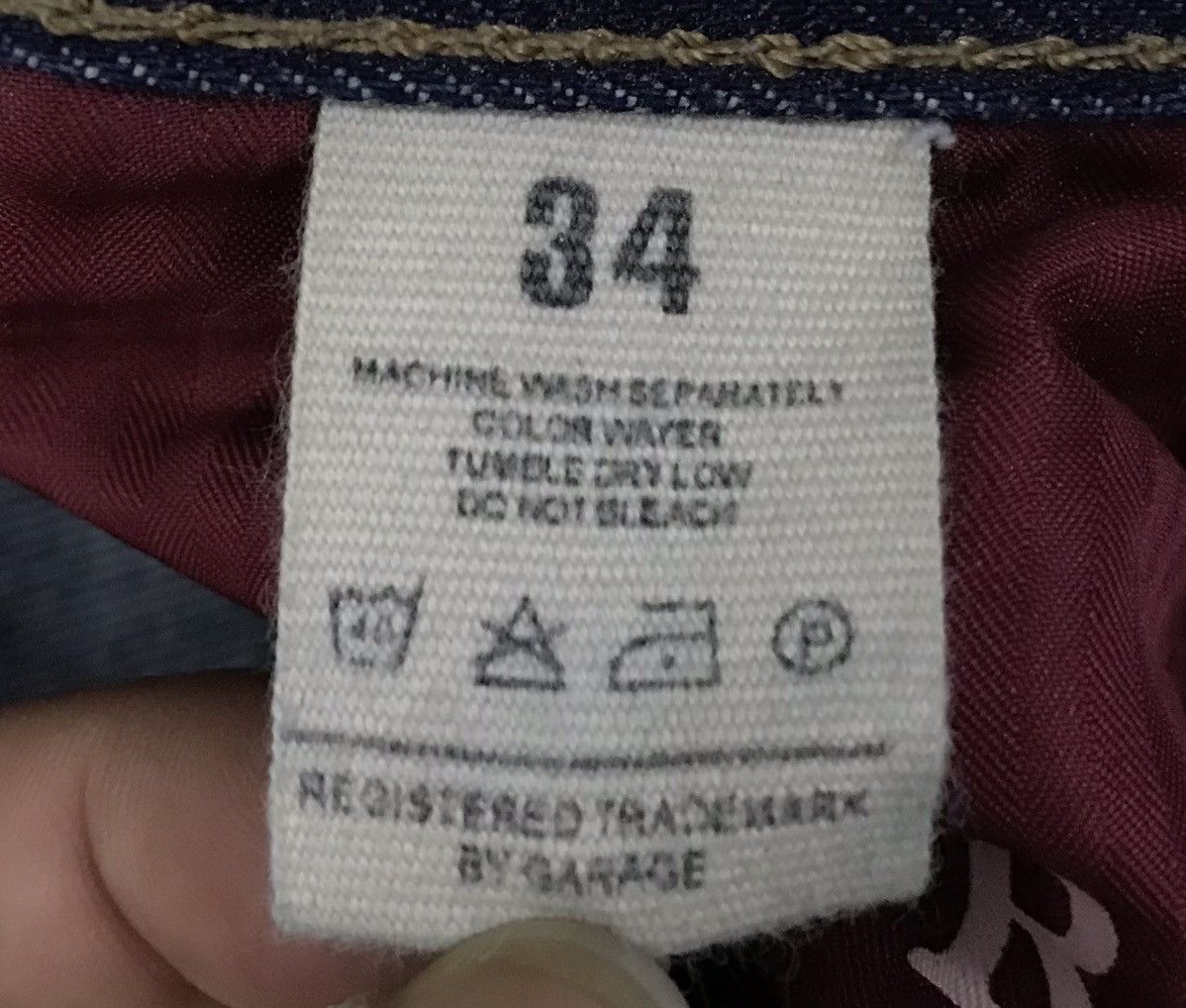 Japanese Brand GARAGE JEANS SUPERIOR PRODUCT TRUE DENIM PANTS Size US 34 / EU 50 - 15 Thumbnail
