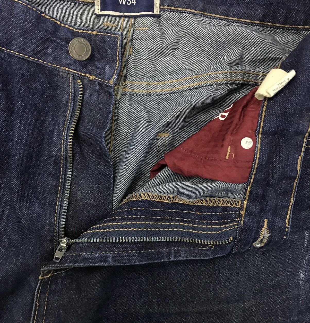 Japanese Brand GARAGE JEANS SUPERIOR PRODUCT TRUE DENIM PANTS Size US 34 / EU 50 - 12 Thumbnail
