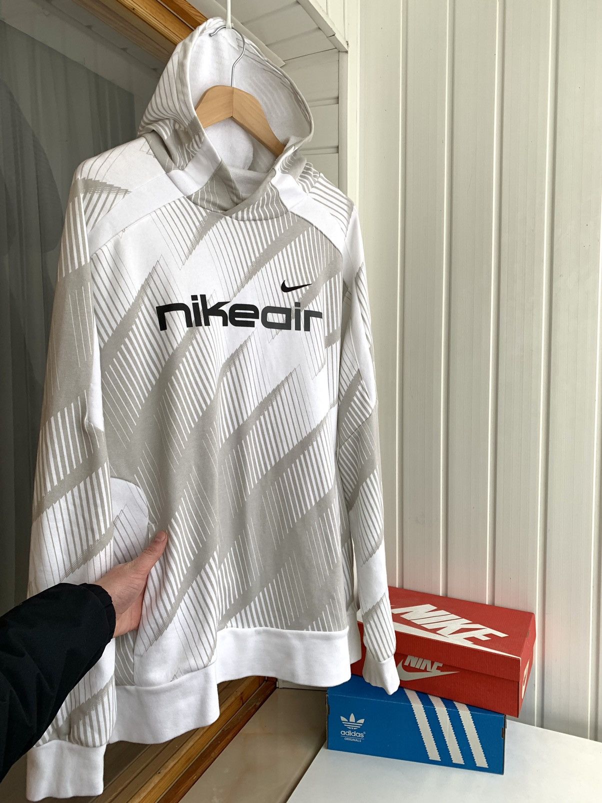 Vintage Nike AIR Vintage Big Logo Hoodie Men’s Size XXL Size US XXL / EU 58 / 5 - 5 Thumbnail