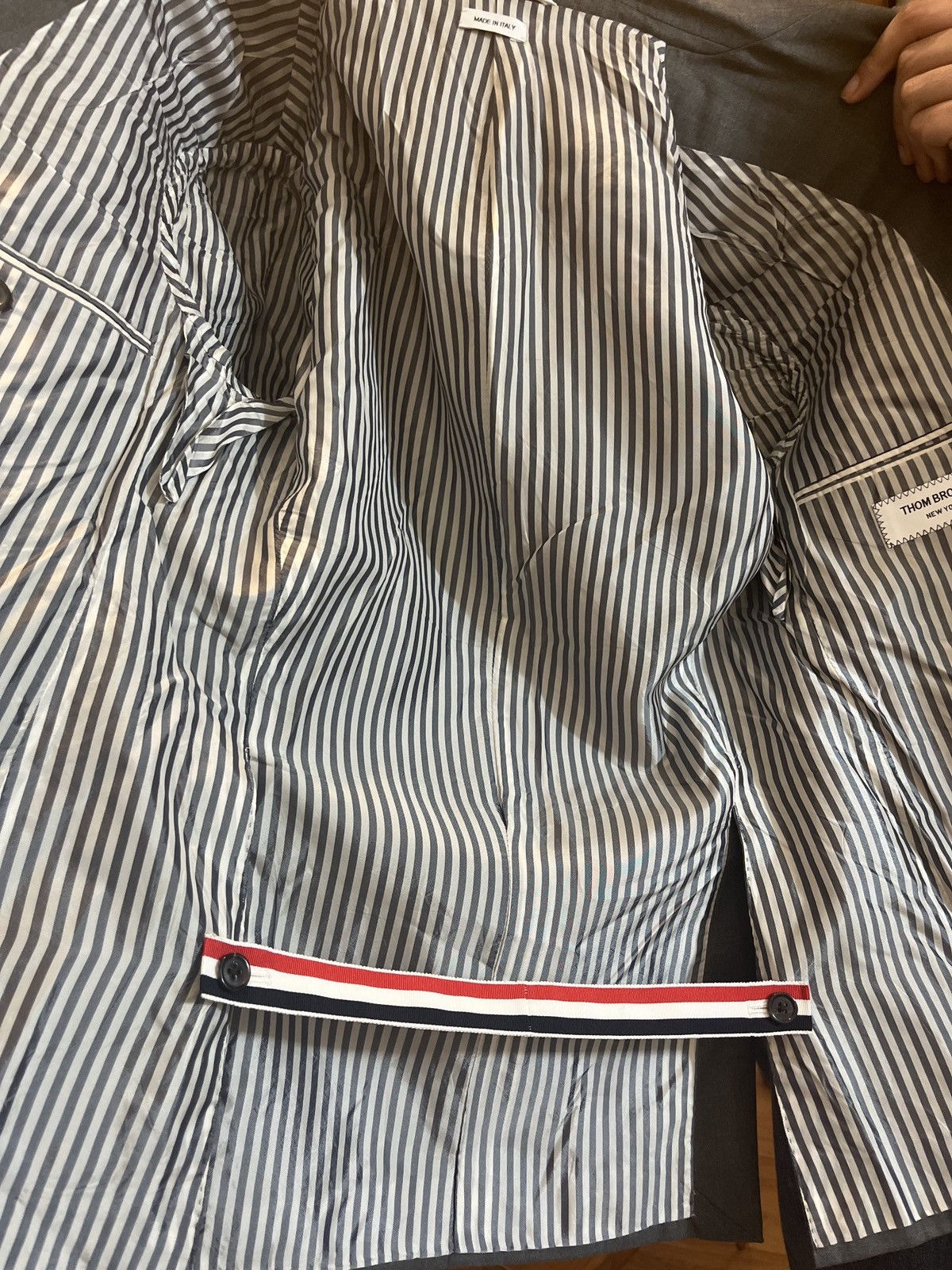 Thom Browne Uniform suit pants already hemmed Size 36R - 10 Thumbnail