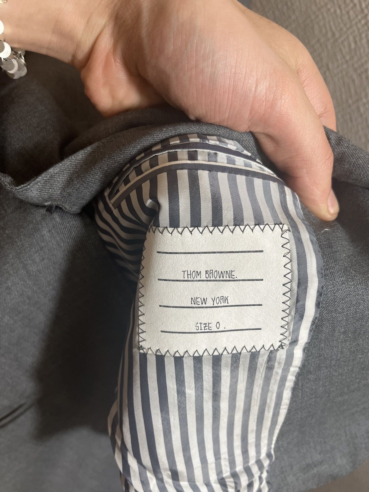 Thom Browne Uniform suit pants already hemmed Size 36R - 4 Thumbnail