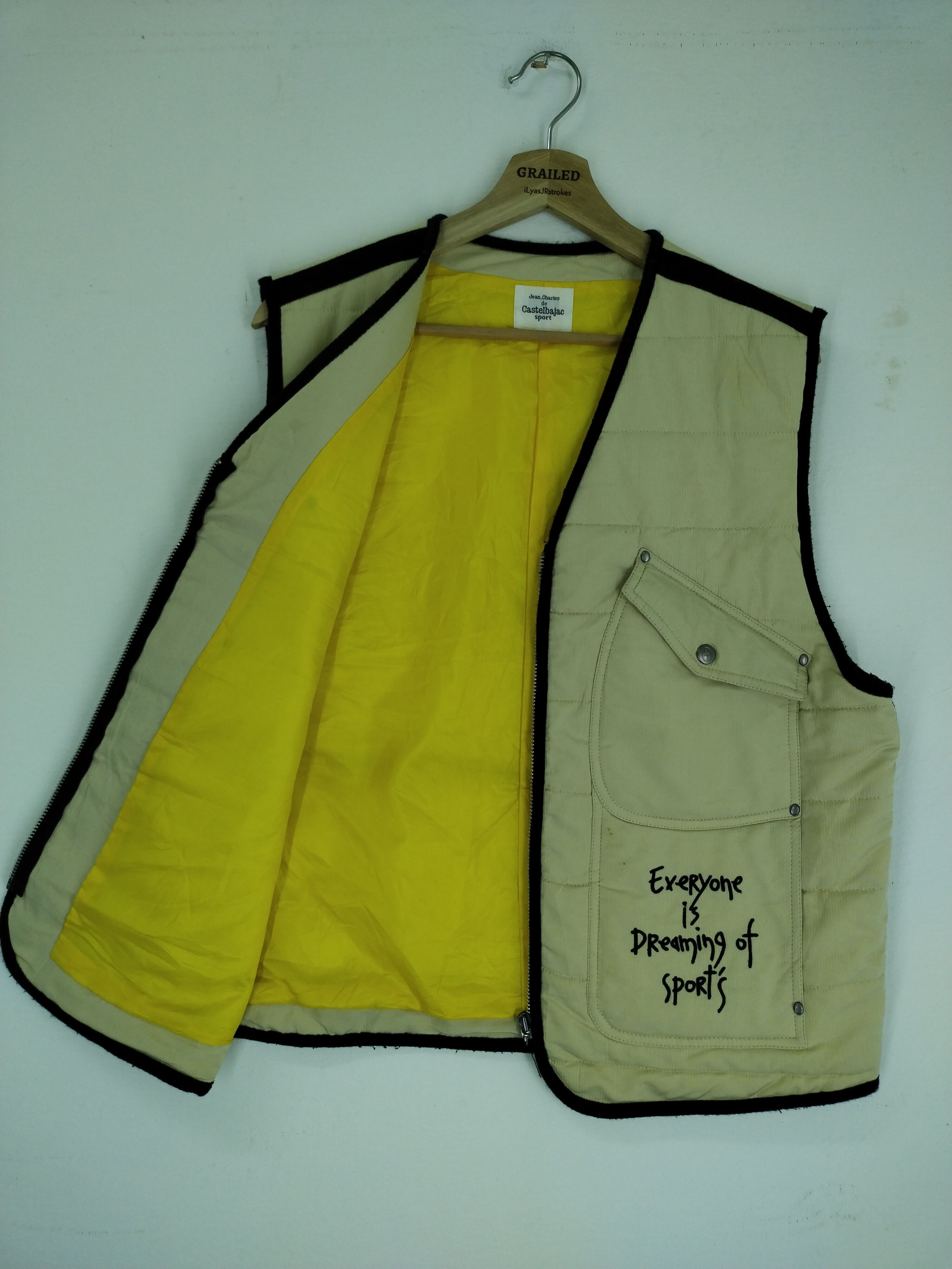 Jean Charles De Castelbajac Vintage Jean - Charles De Castelbajac Sport Big Logo Vest Size US L / EU 52-54 / 3 - 10 Thumbnail